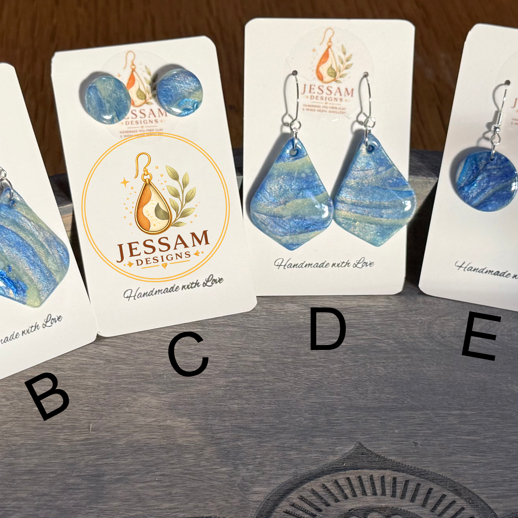Ocean Stone Collection Dangle Earrings