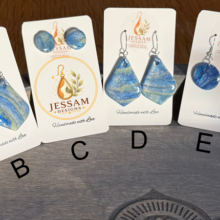 Ocean Stone Collection Dangle Earrings