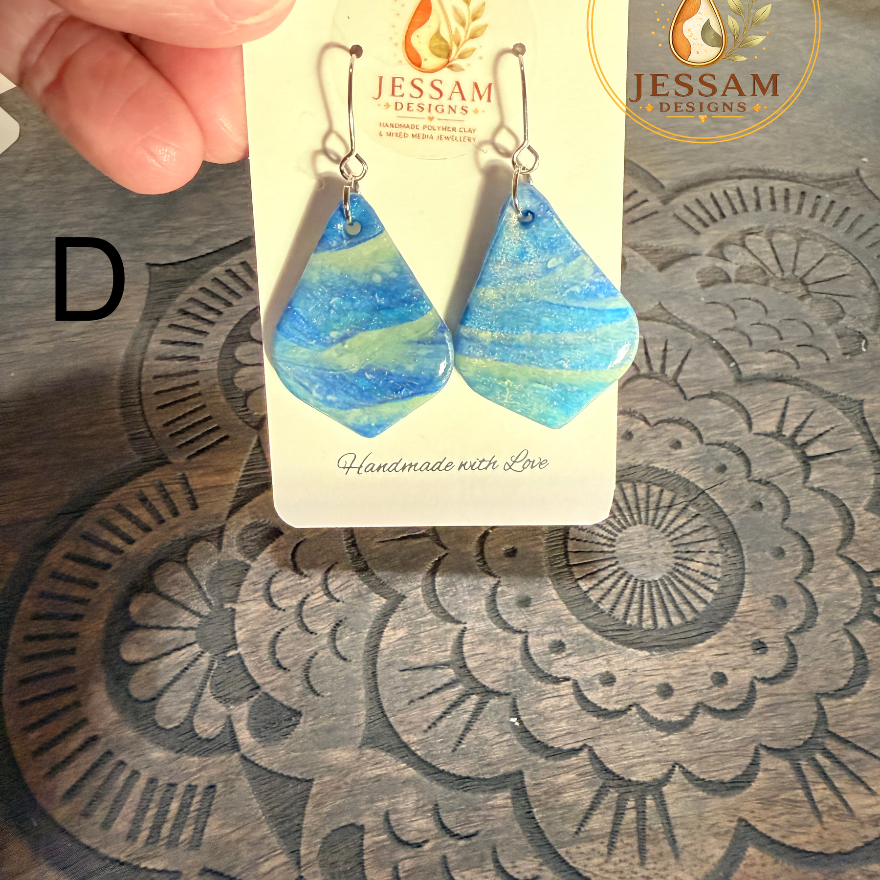 Ocean Stone Collection Dangle Earrings