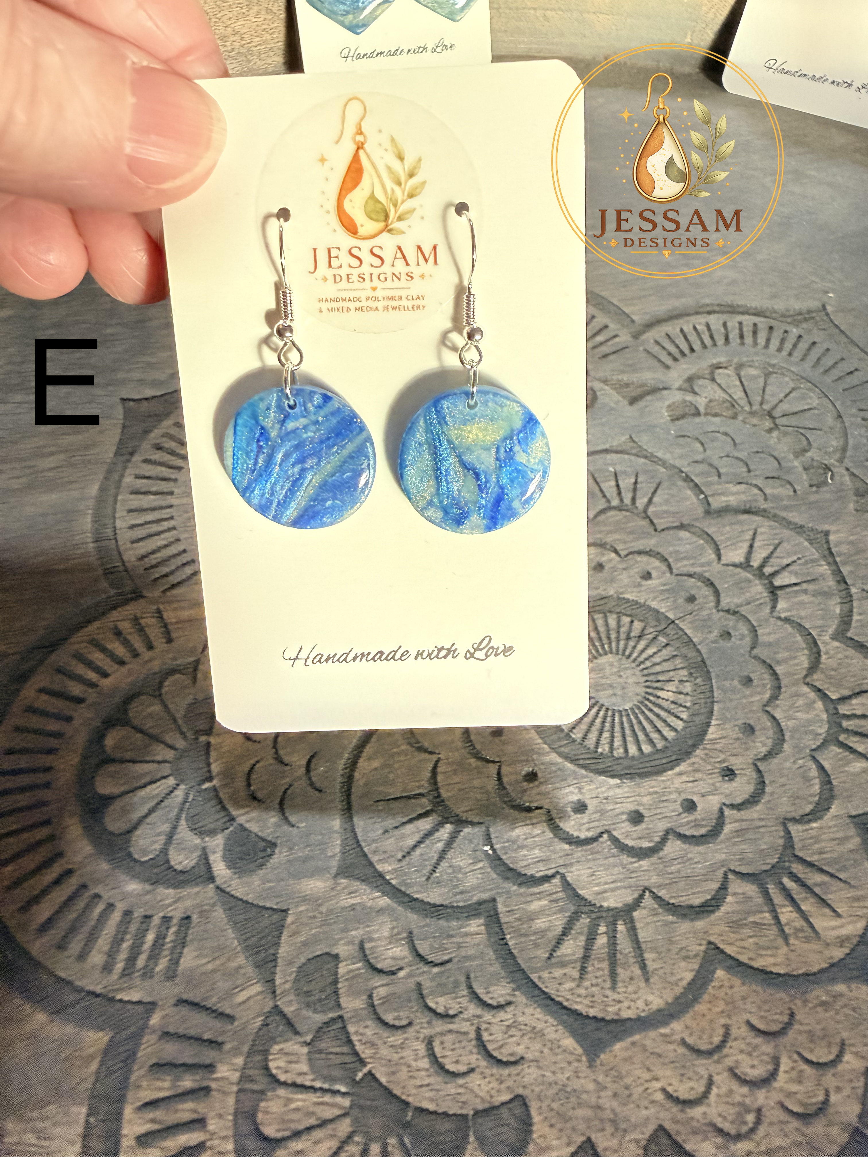 Ocean Stone Collection Dangle Earrings