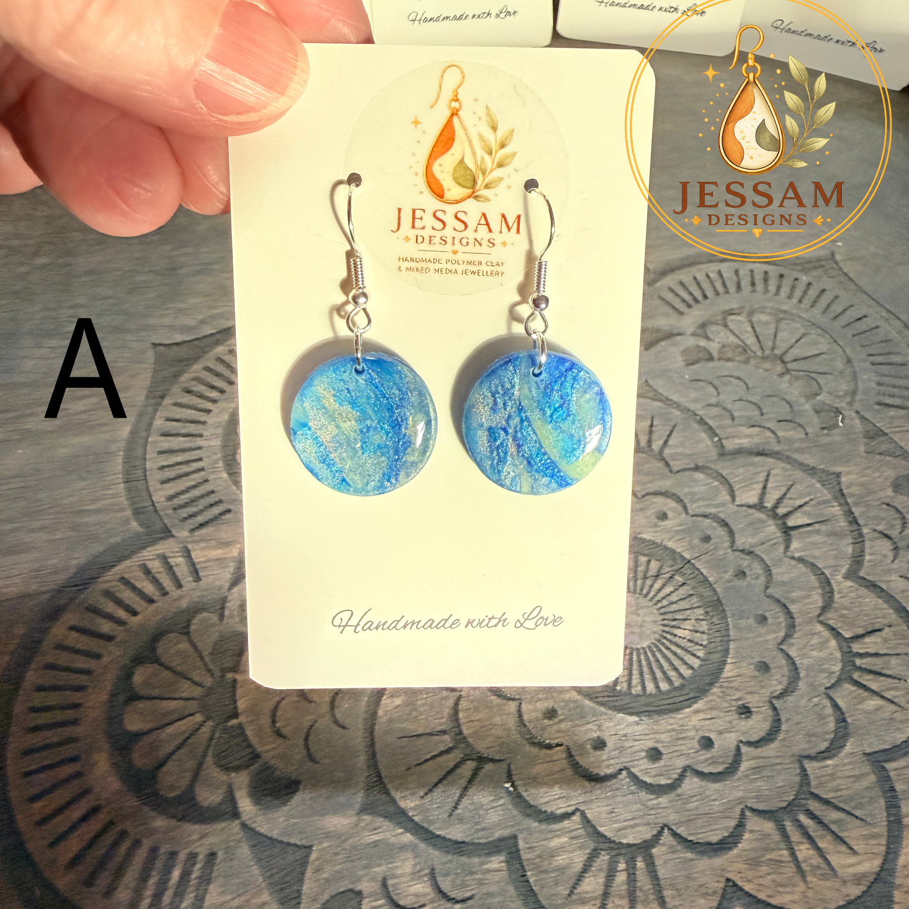 Ocean Stone Collection Dangle Earrings