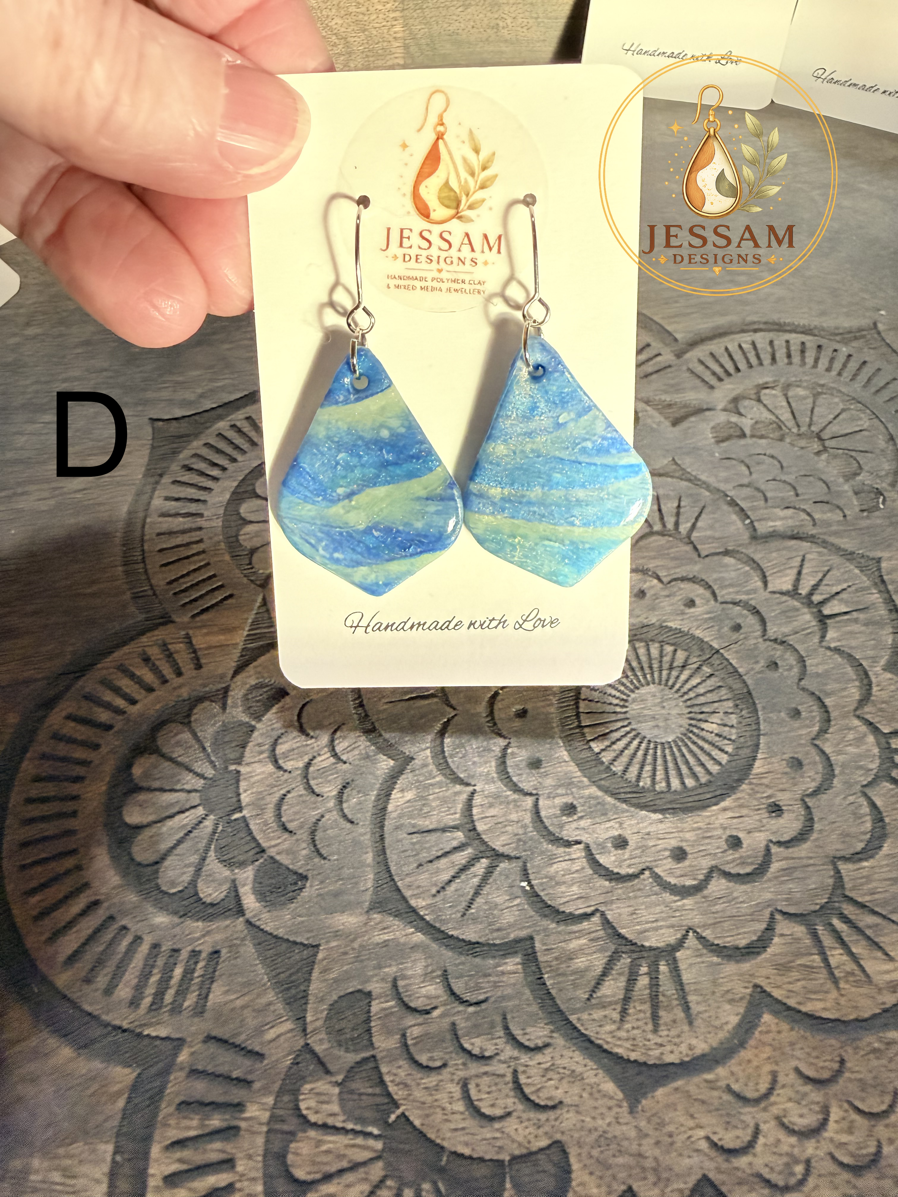 Ocean Stone Collection Dangle Earrings