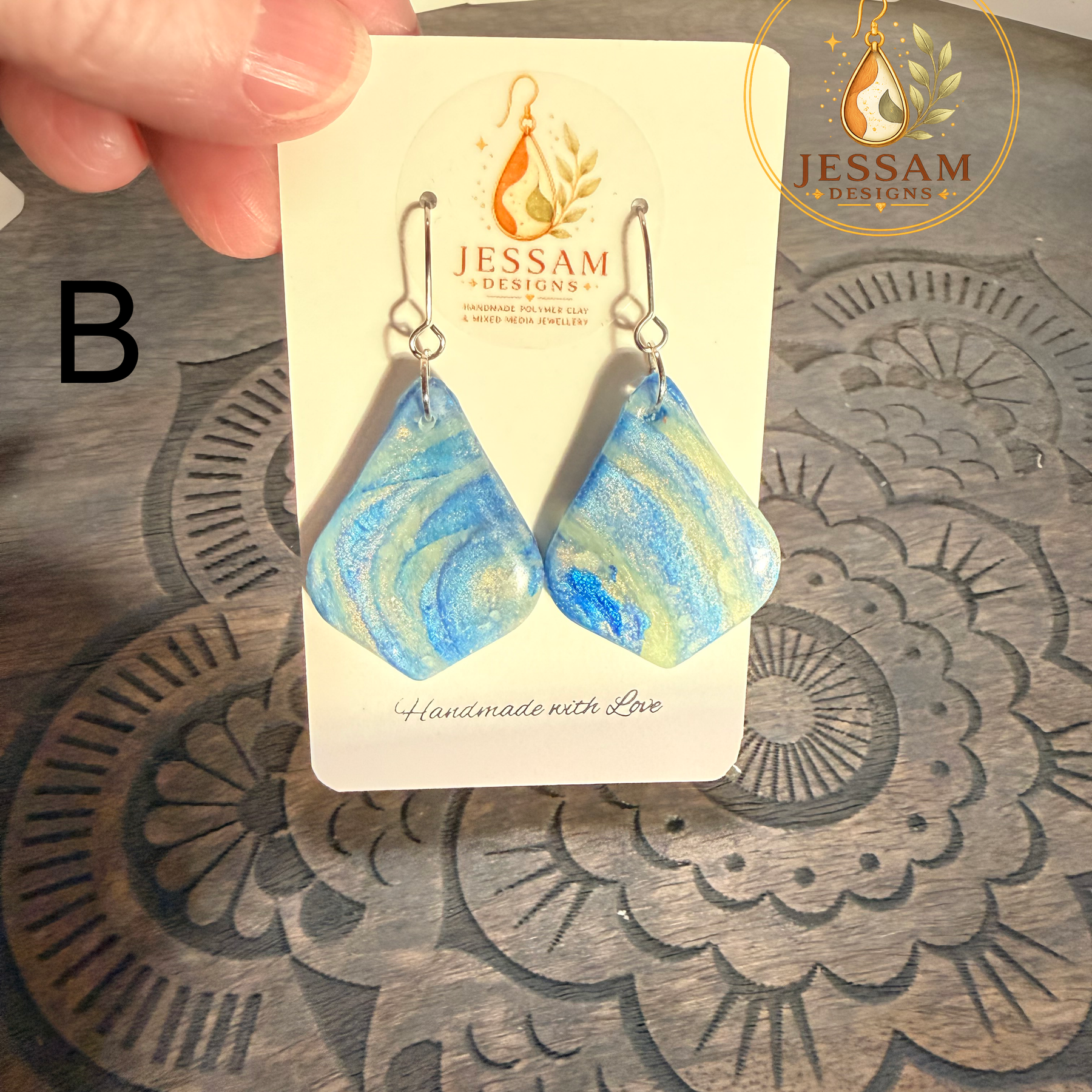 Ocean Stone Collection Dangle Earrings