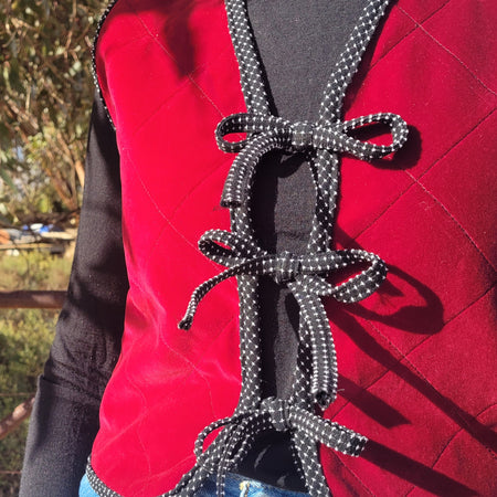 Gift Box - Reversible Tie Front Vest - XS/S