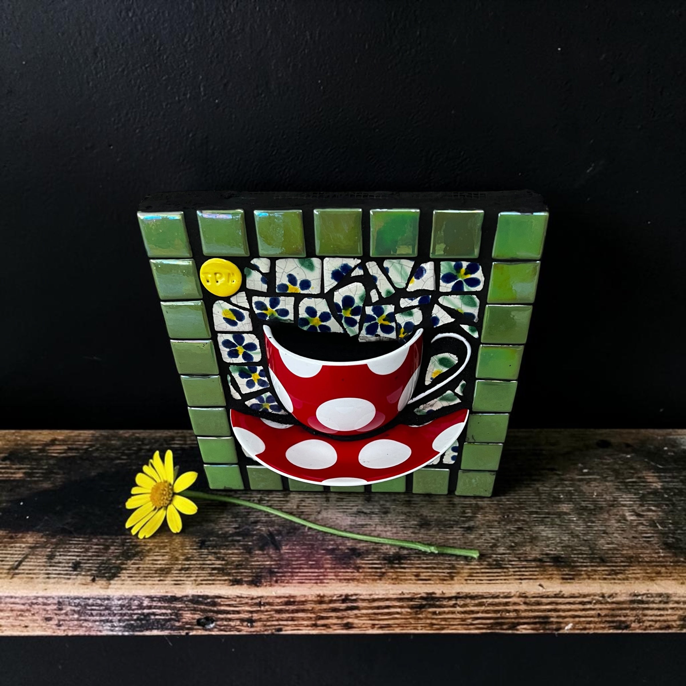 Mosaic Wall Planter.