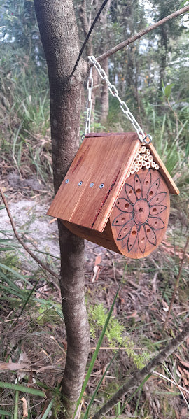 Hardwood Native Bee Hotel