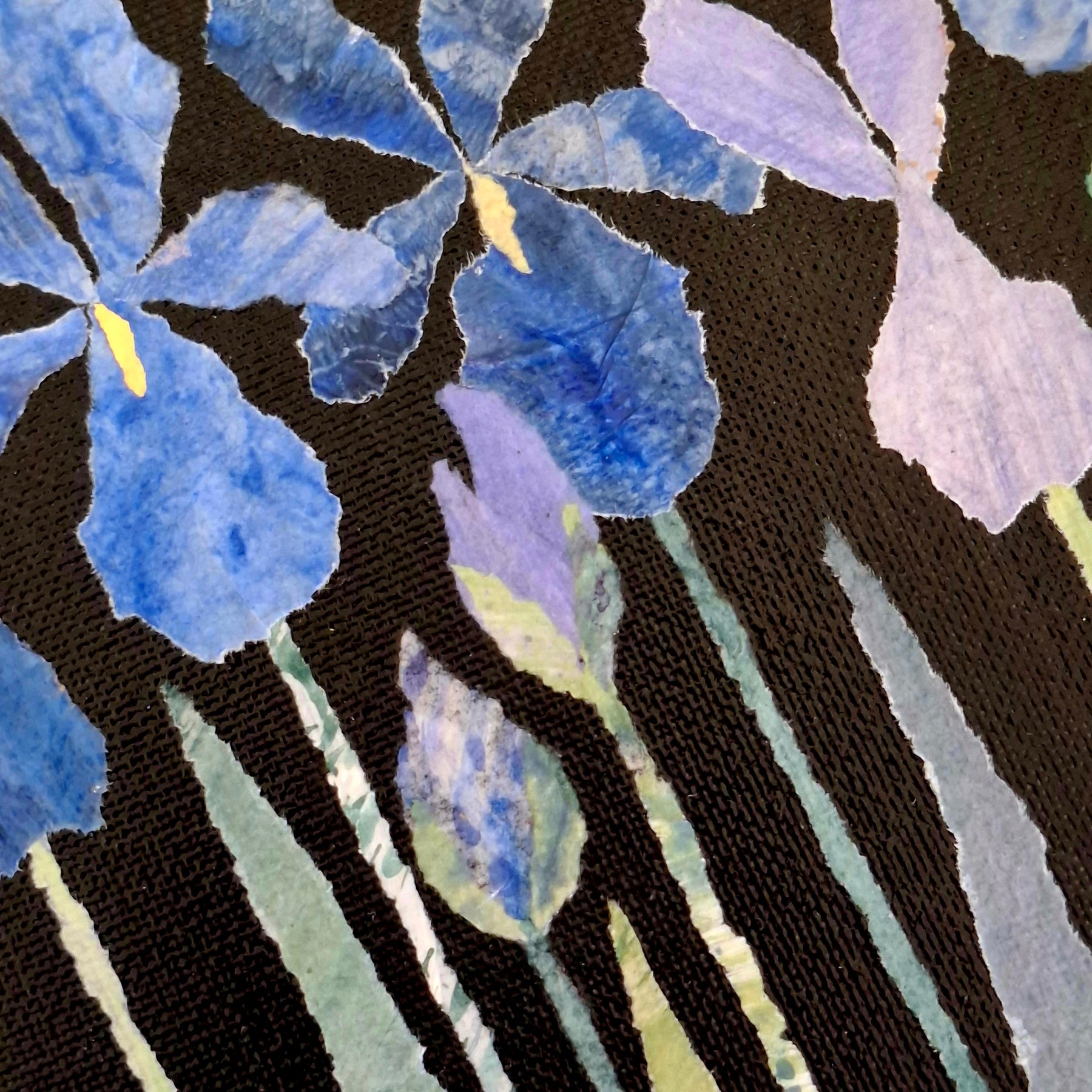 ORIGINAL ARTWORK - Iris Surprise - 20cm x 20cm