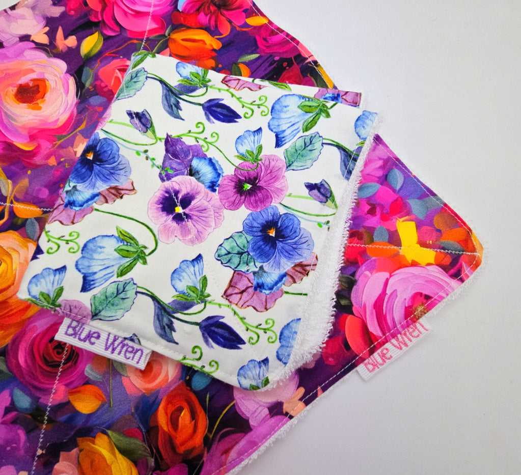 Two Heart Design Wash Cloths Gift Set and more