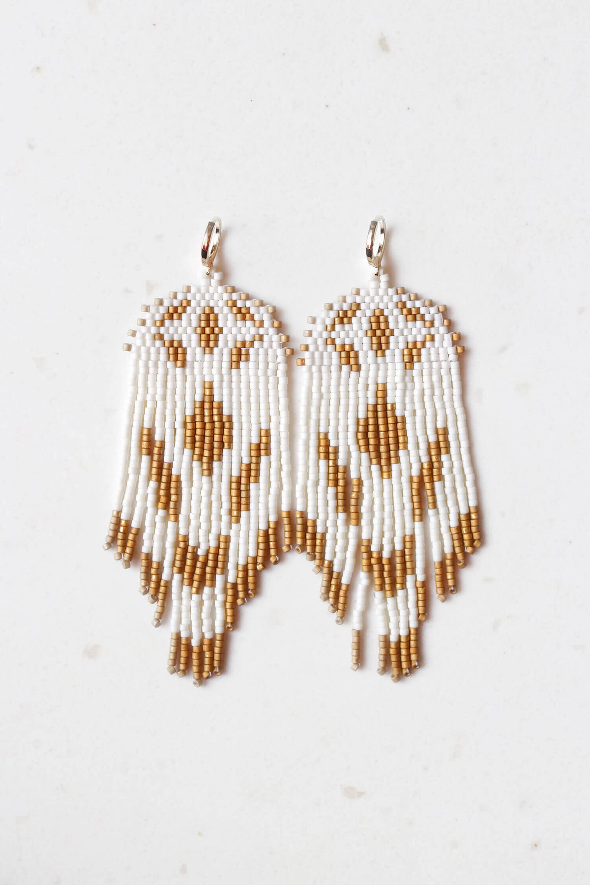 Honey Drops Beaded Earrings