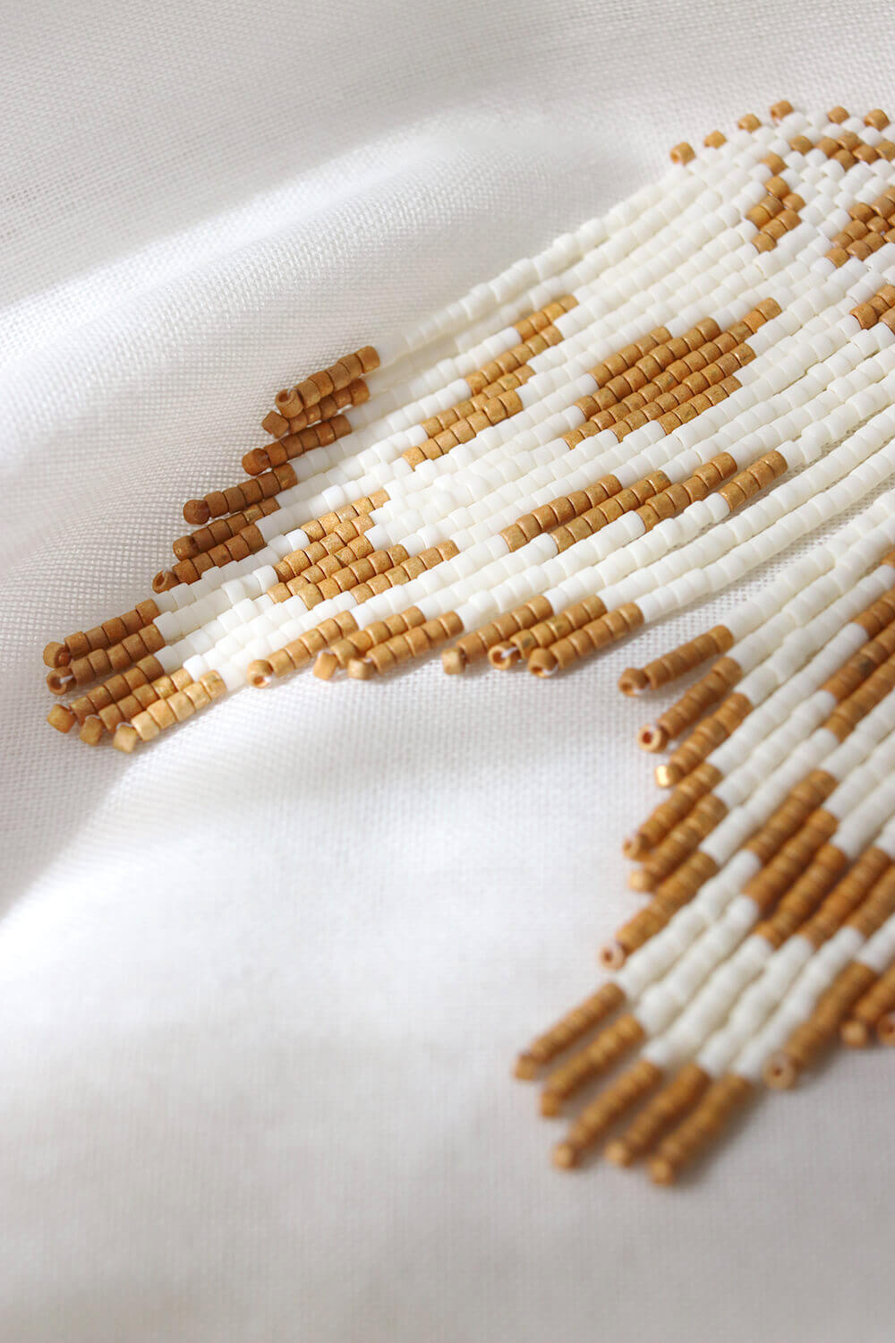 Honey Drops Beaded Earrings