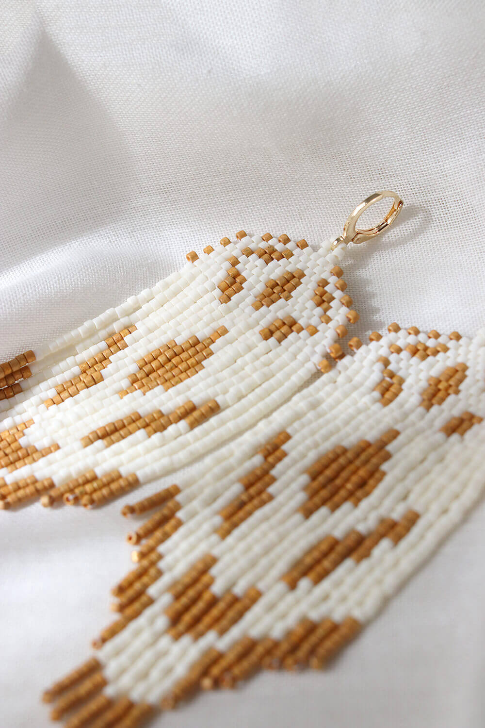 Honey Drops Beaded Earrings