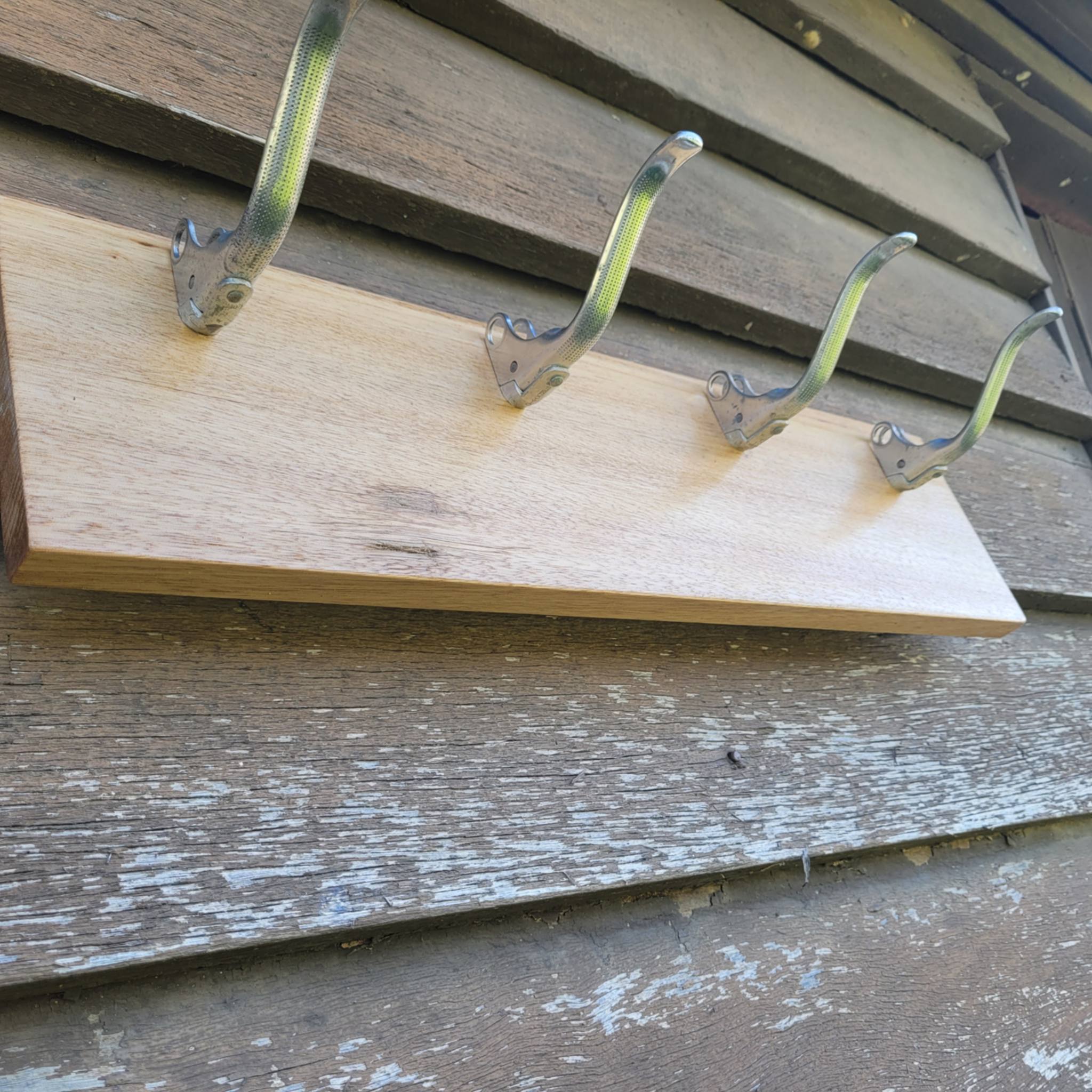 Cycling coat hat 4 lever wall hanger gift