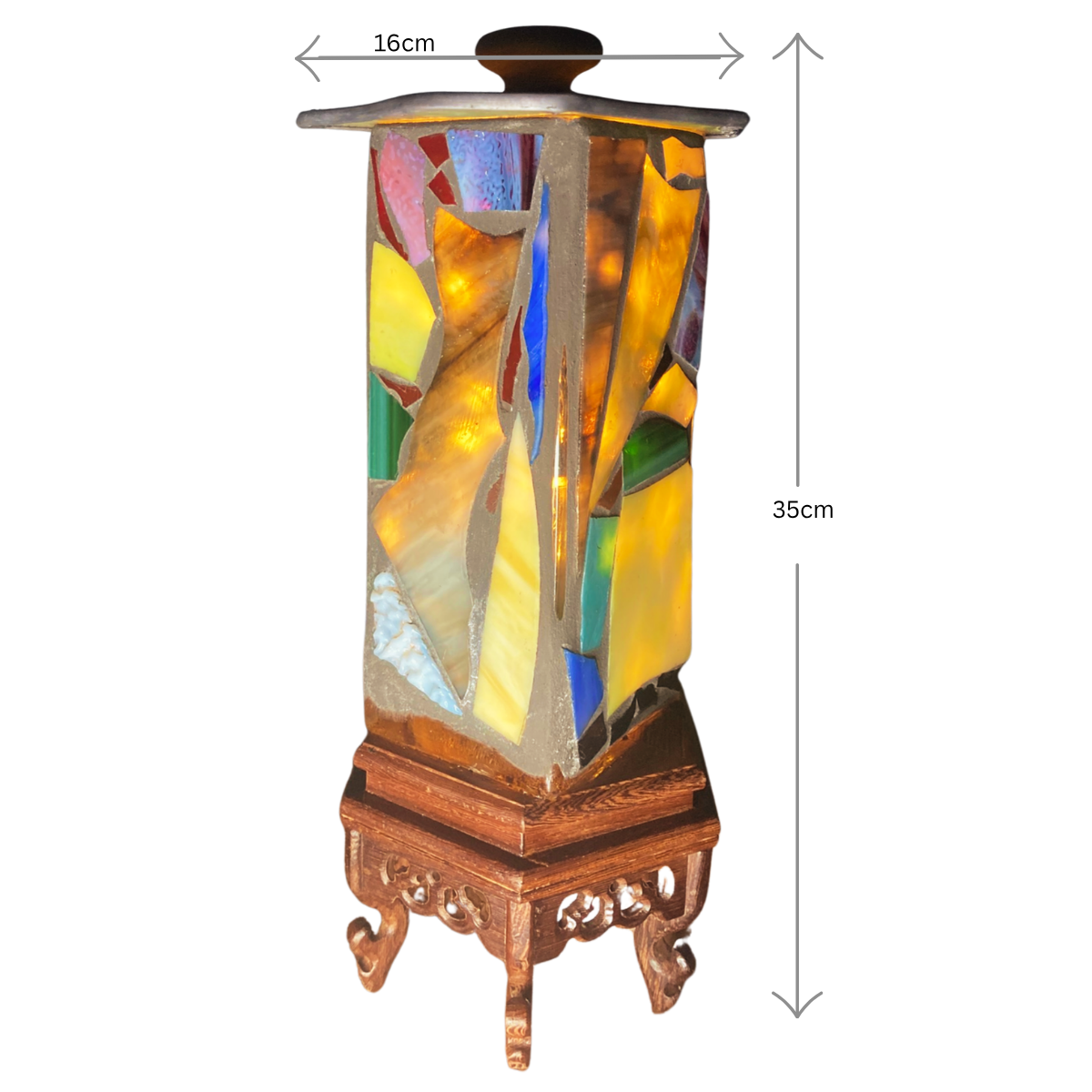 Glass Light Sculpture | Pillar Box