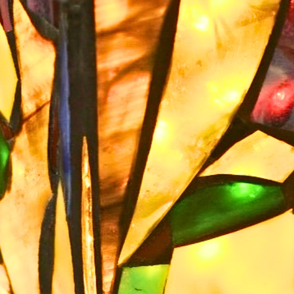 Handmade Glass Mosaic Lamp | Pillar Box