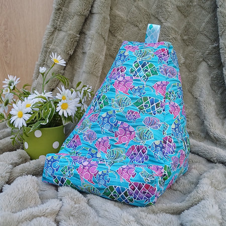 Fish Design Pillow Stand to suit Book and Tablet