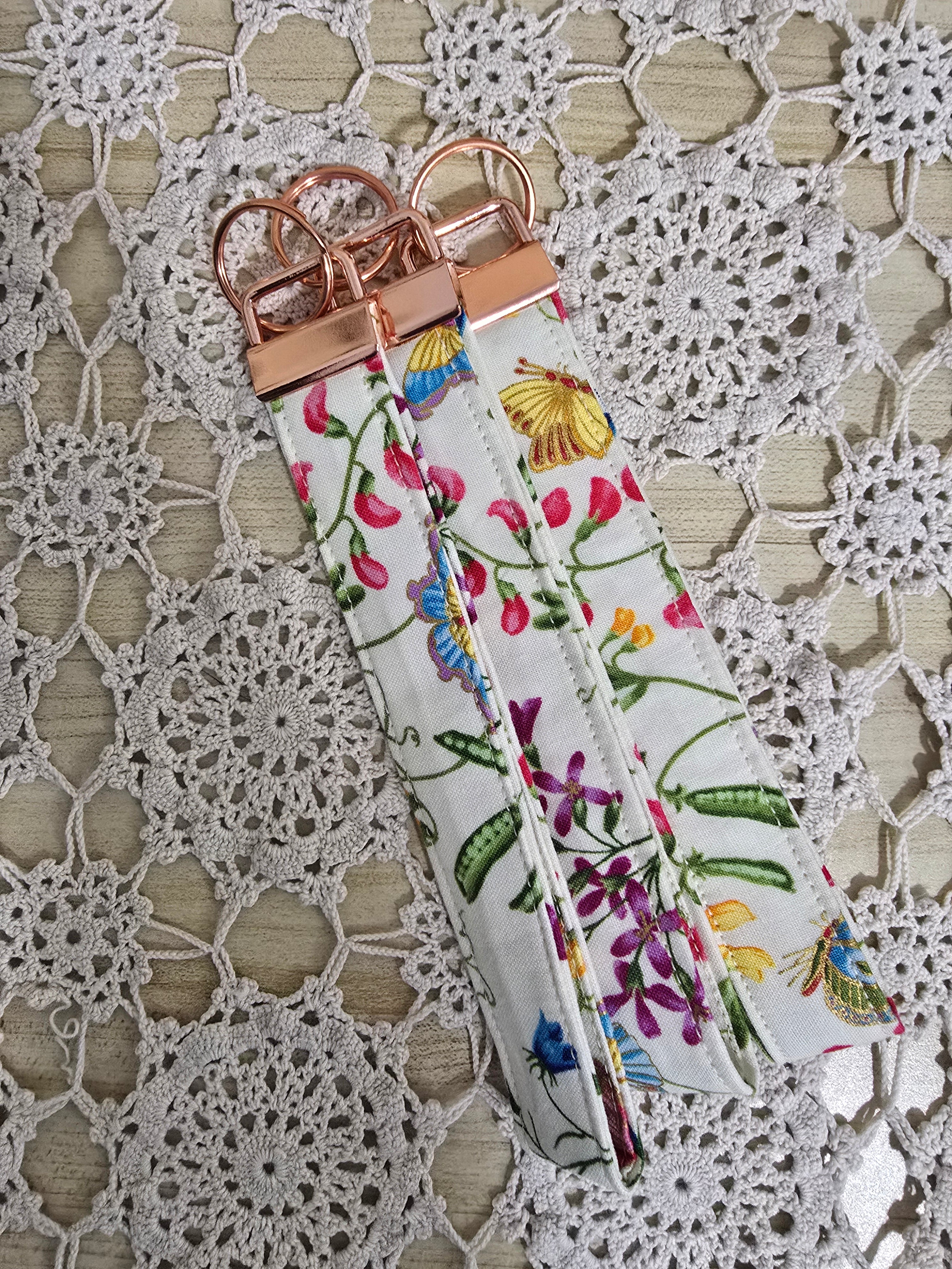 Handmade Wristlet Keychain