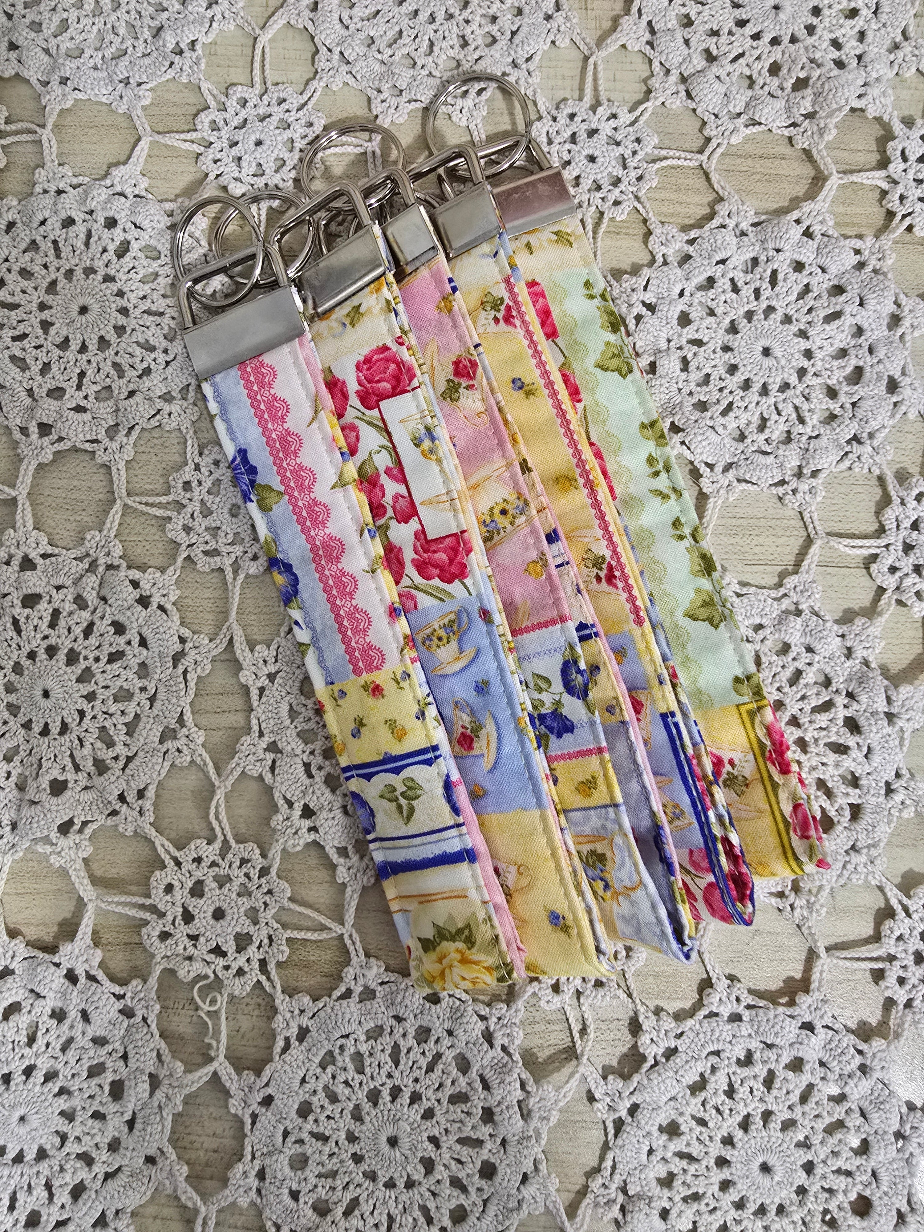 Handmade Wristlet Keychain