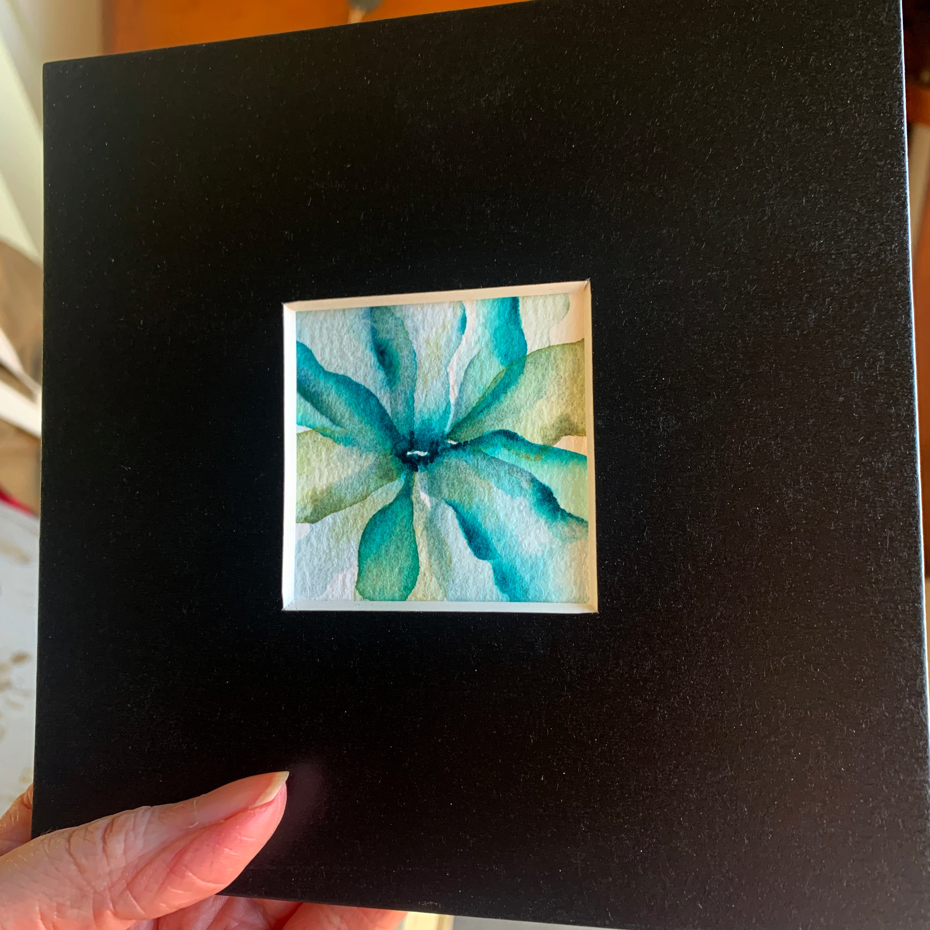 Abstract Floral Hand-painted Watercolour Artwork