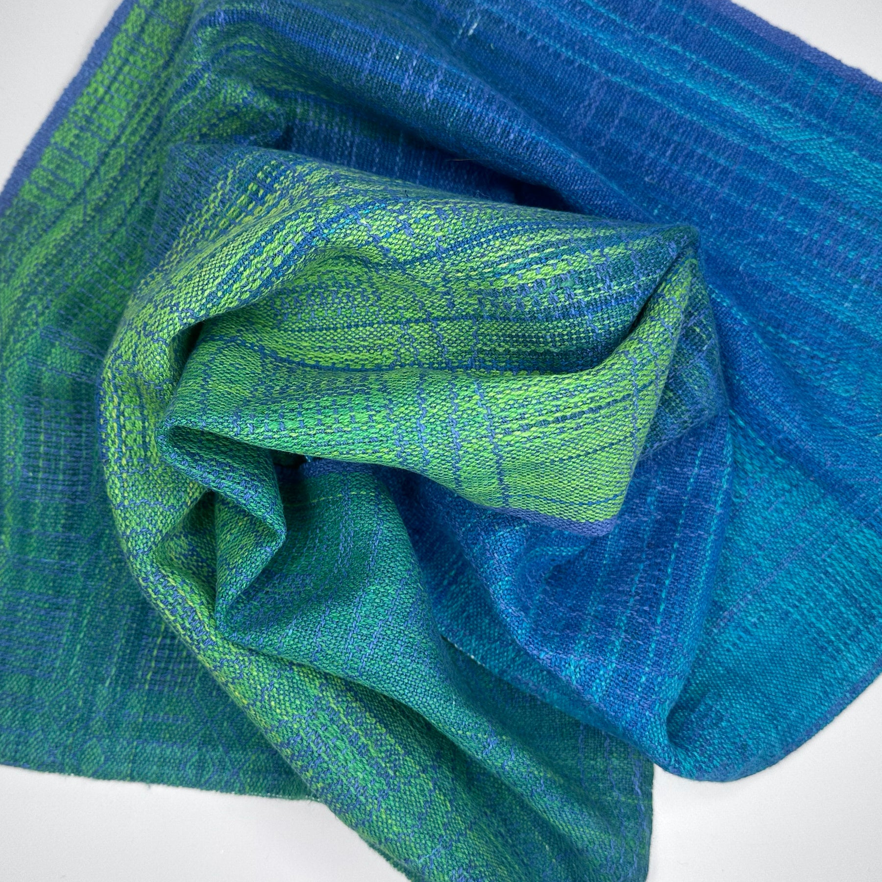 Hand-Dyed and Handwoven Linen/Cotton Tea Towels