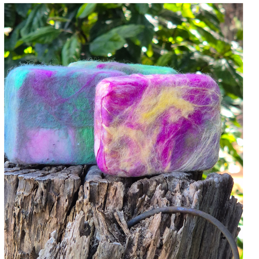 Felted Soap Natural Exfoliant BIODEGRADABLE