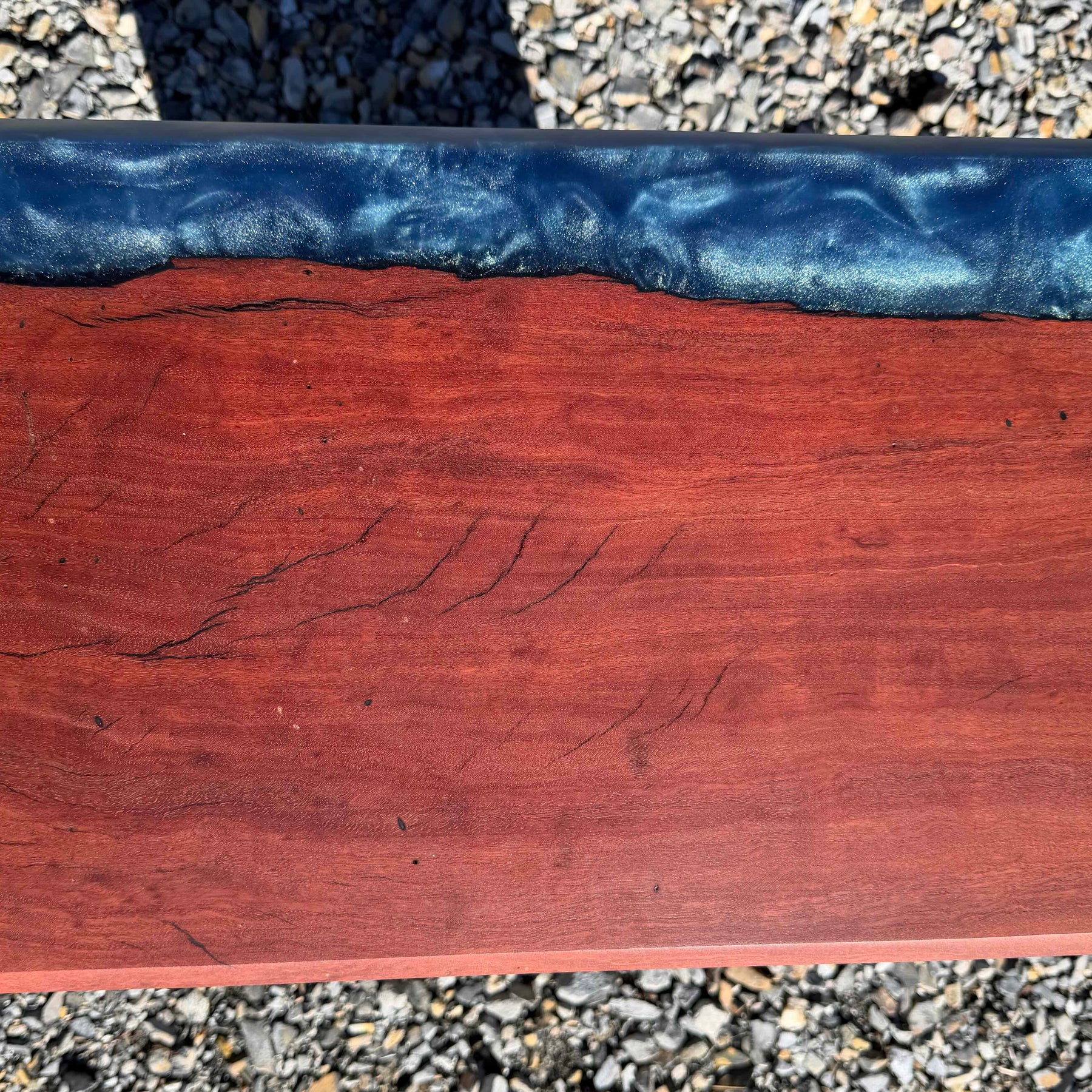Redgum and Blue Swirl Serving Board