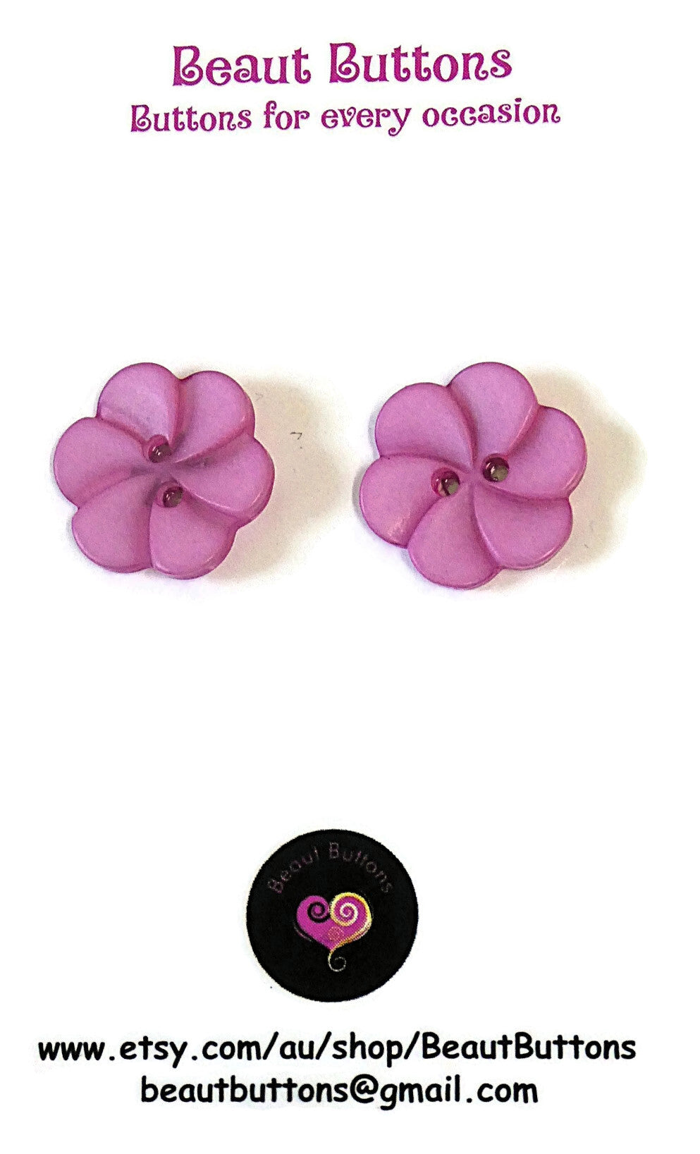 Pink flower necklace and earrings - Spring Blossoms
