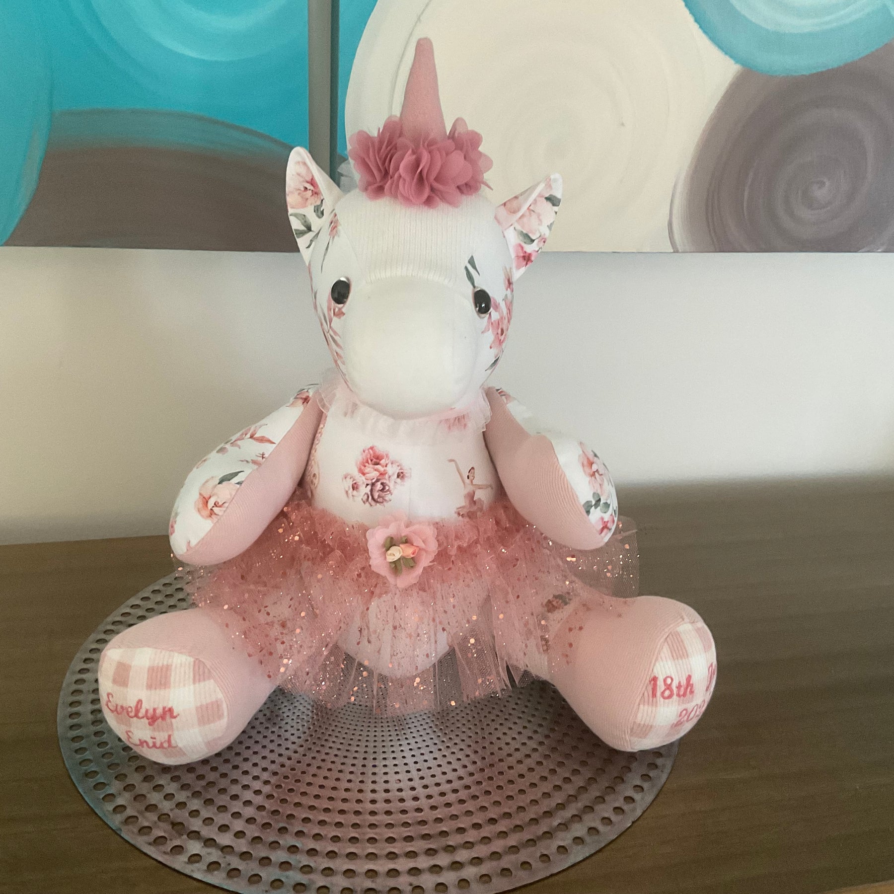 Handmade keepsake unicorns
