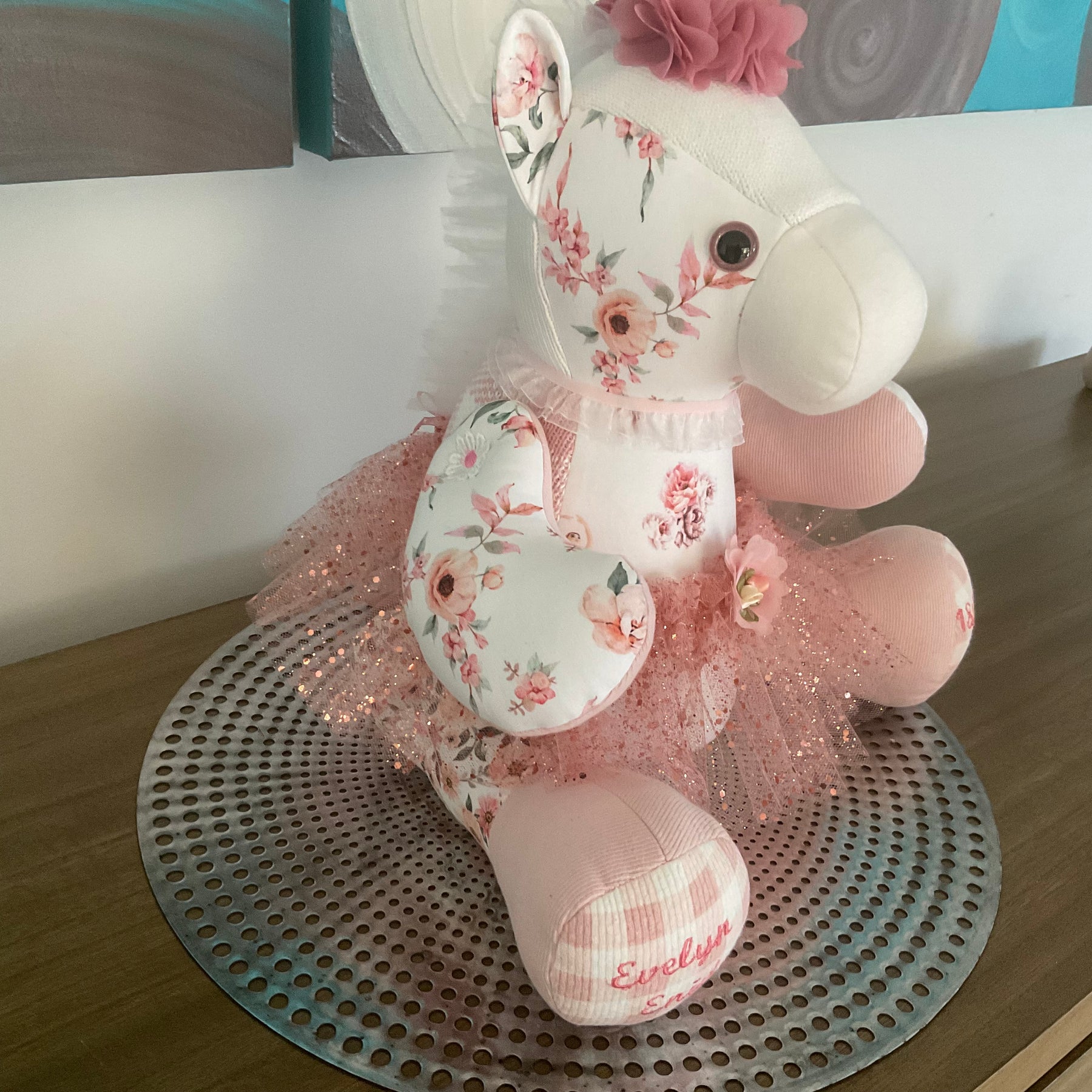 Handmade keepsake unicorns