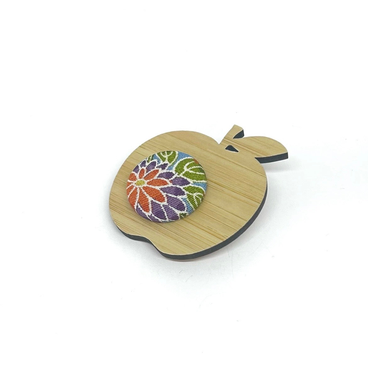 Kimono Apple Brooch