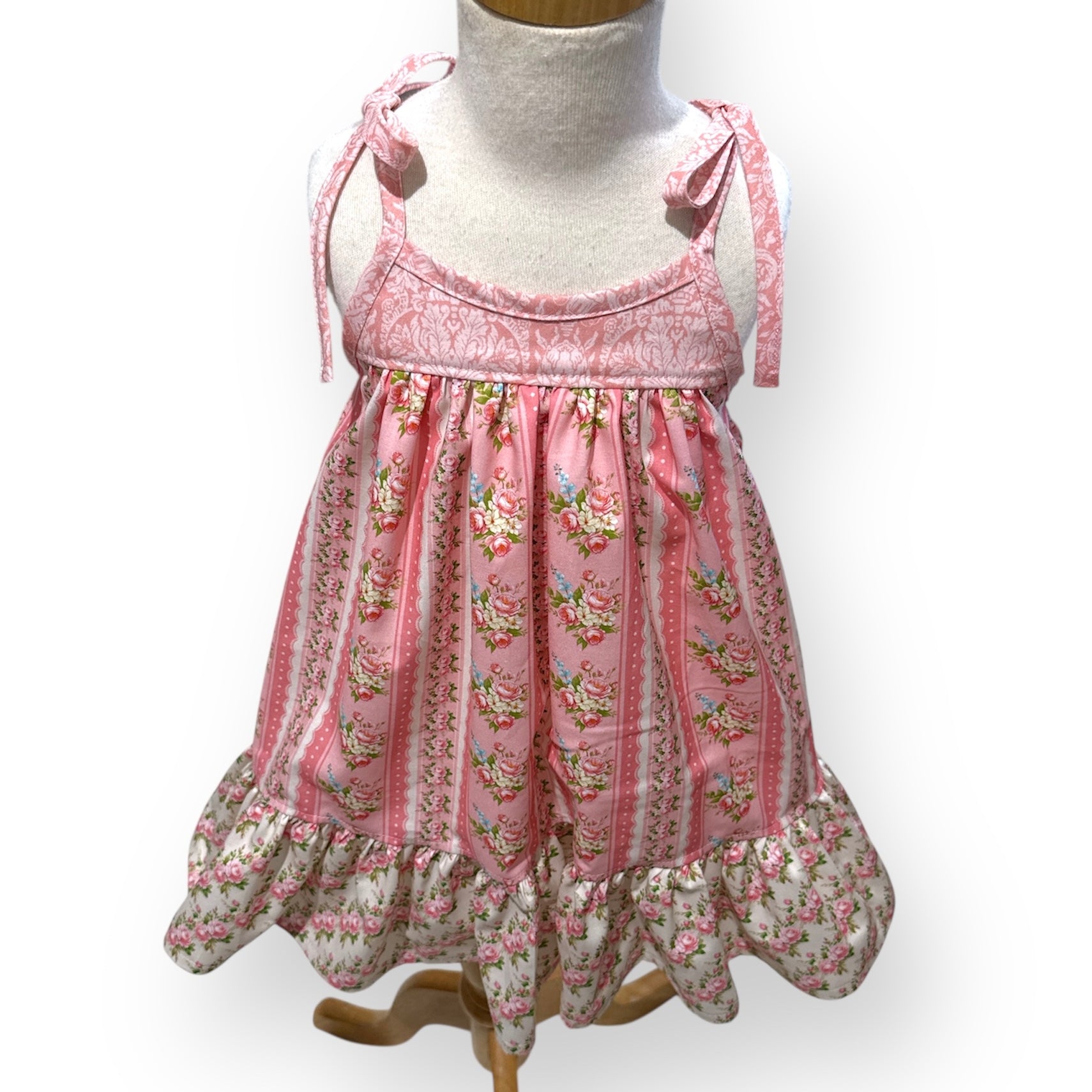 SIZE 3 Vintage Rose Garden LONDON Dress