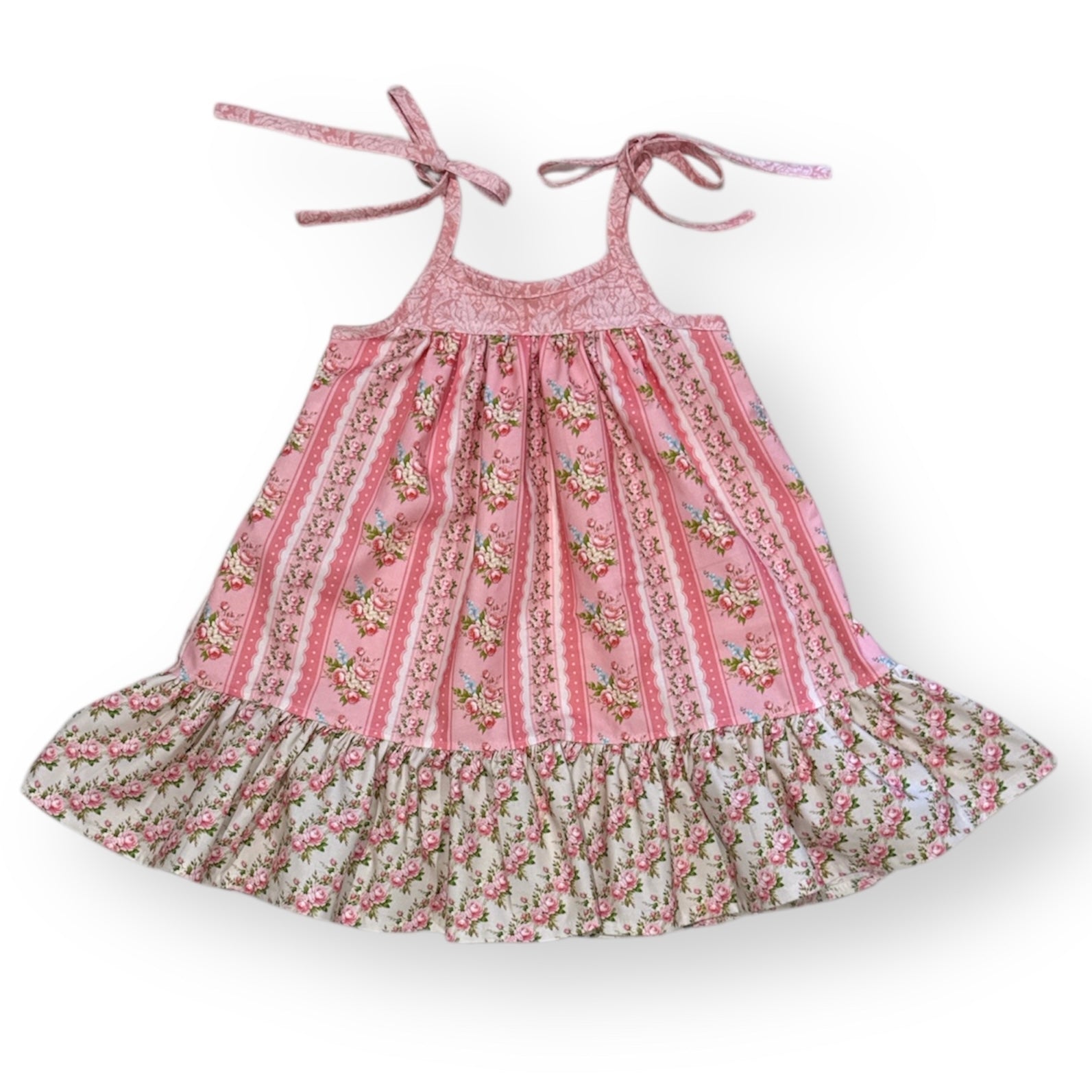 SIZE 3 Vintage Rose Garden LONDON Dress