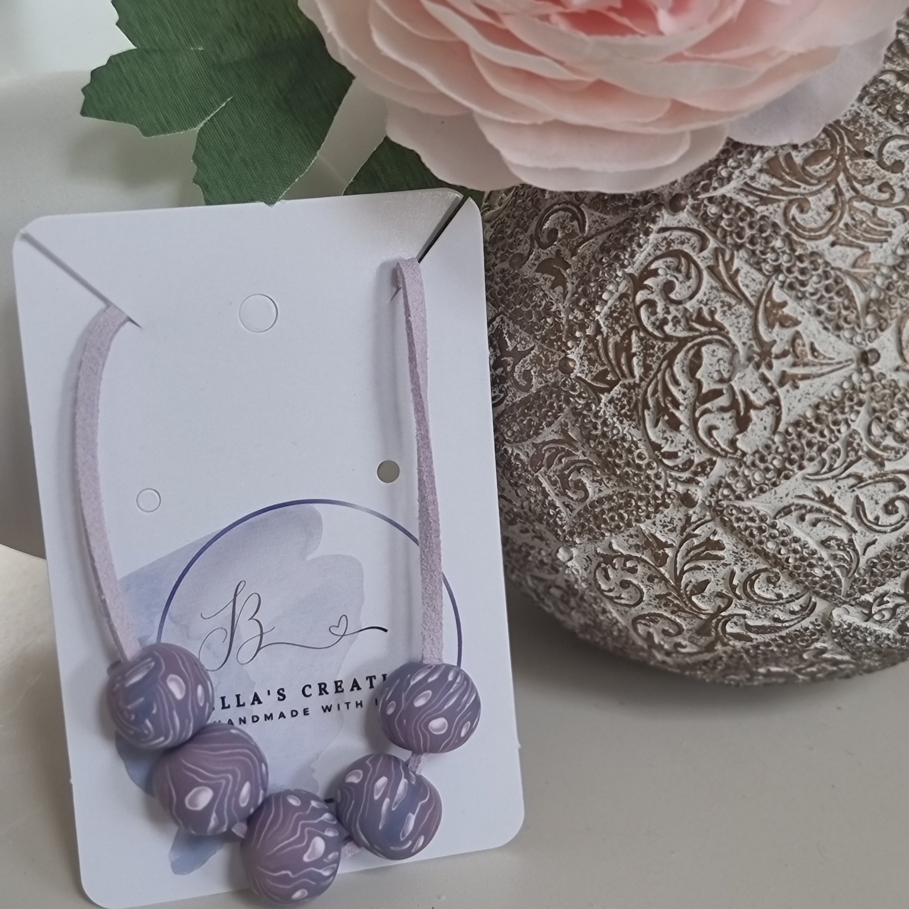 Lavender River Minimalist Necklace