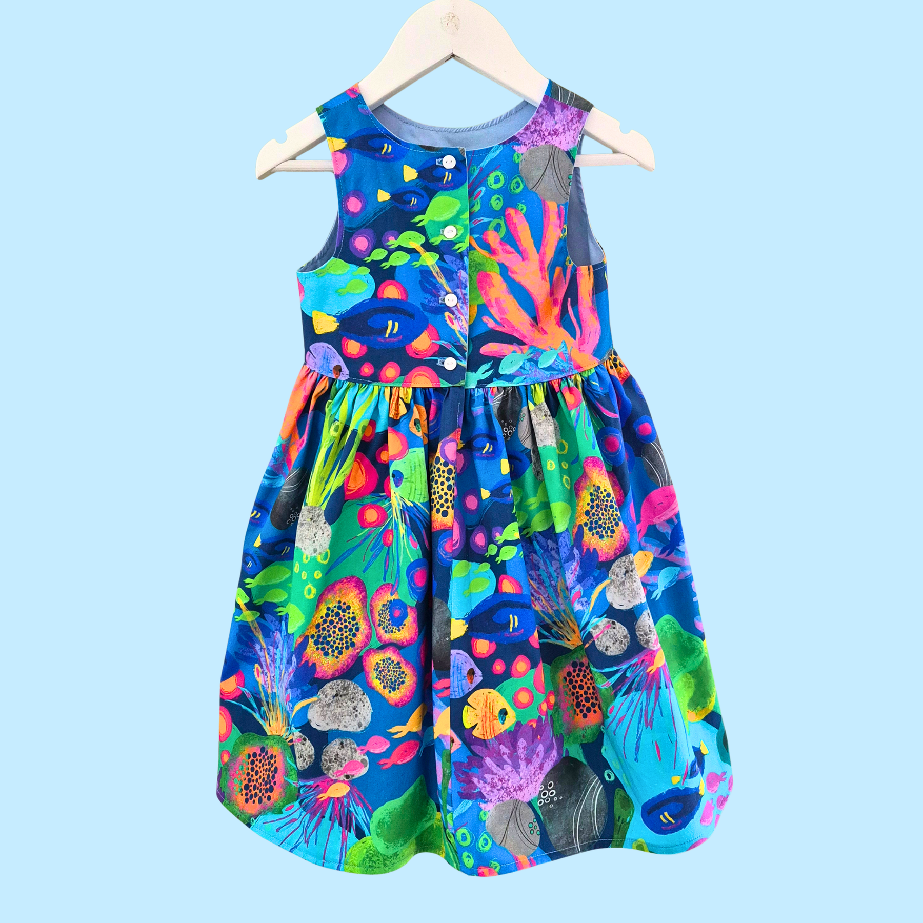 Reef Tea Party Dress - Ready to Ship!
