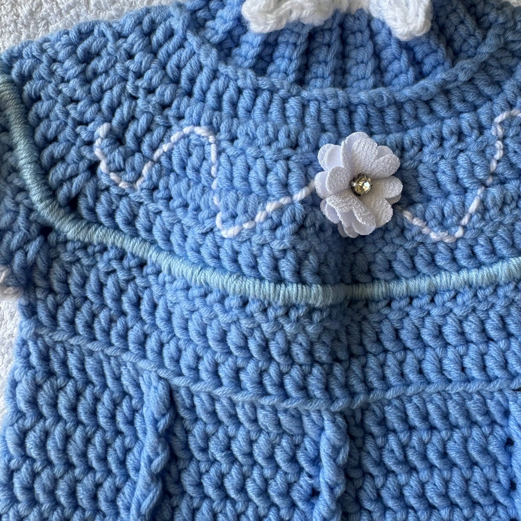 Heirloom Crochet Girls Size 1 Dress