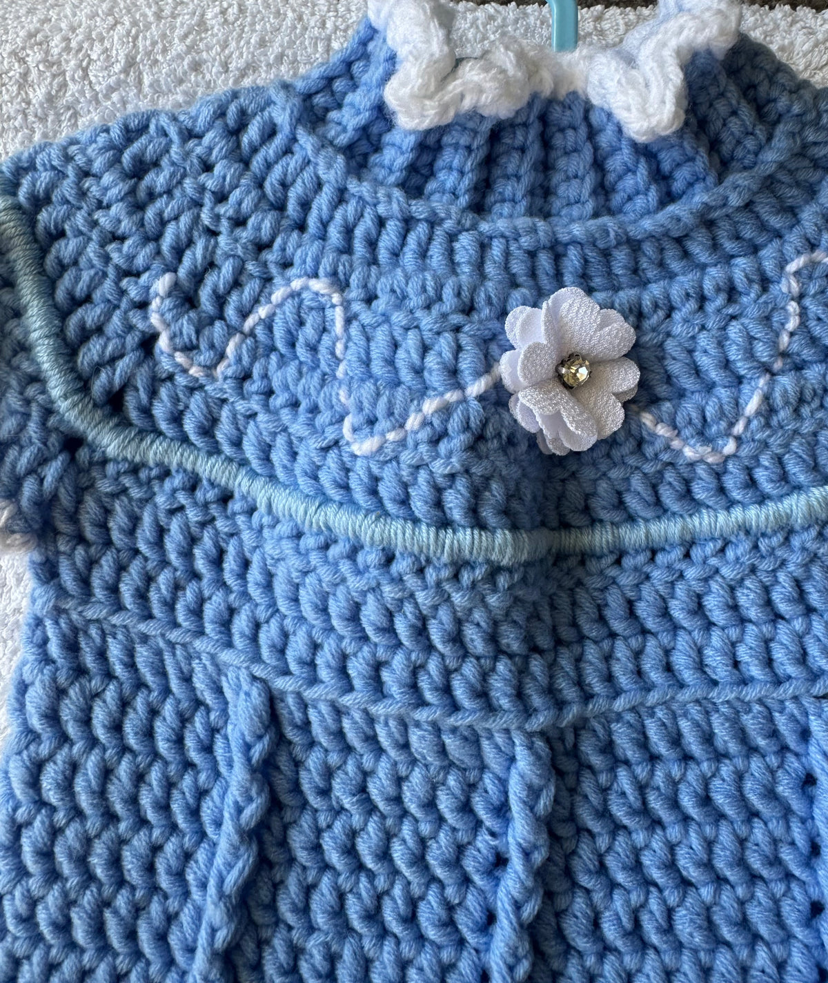 Heirloom Crochet Girls Size 1 Dress