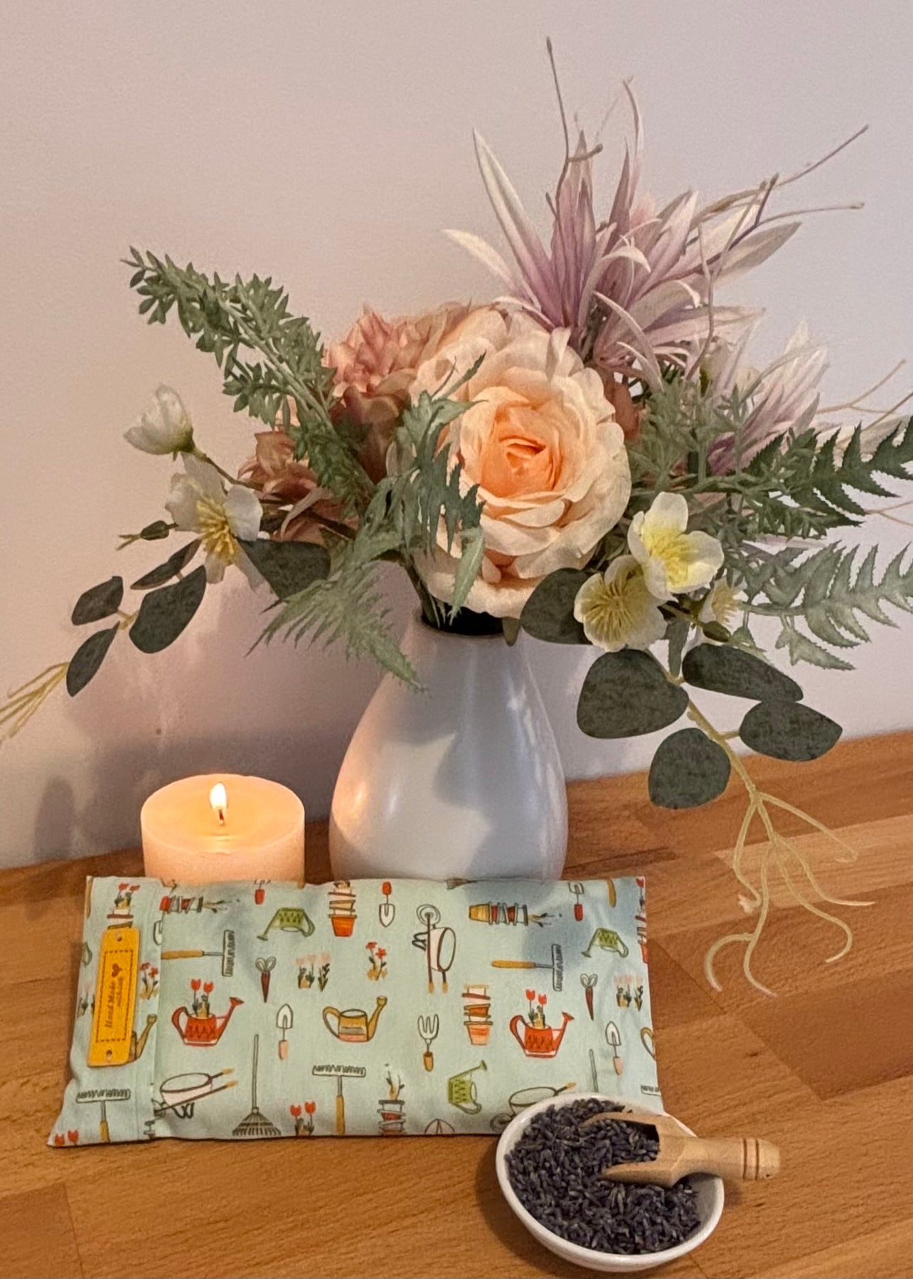 Lavender Eye Pillows with removable pillowcase