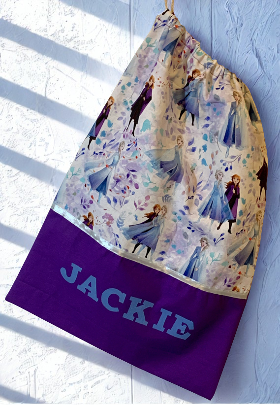 Children's Library Bag , Handmade, Personalised