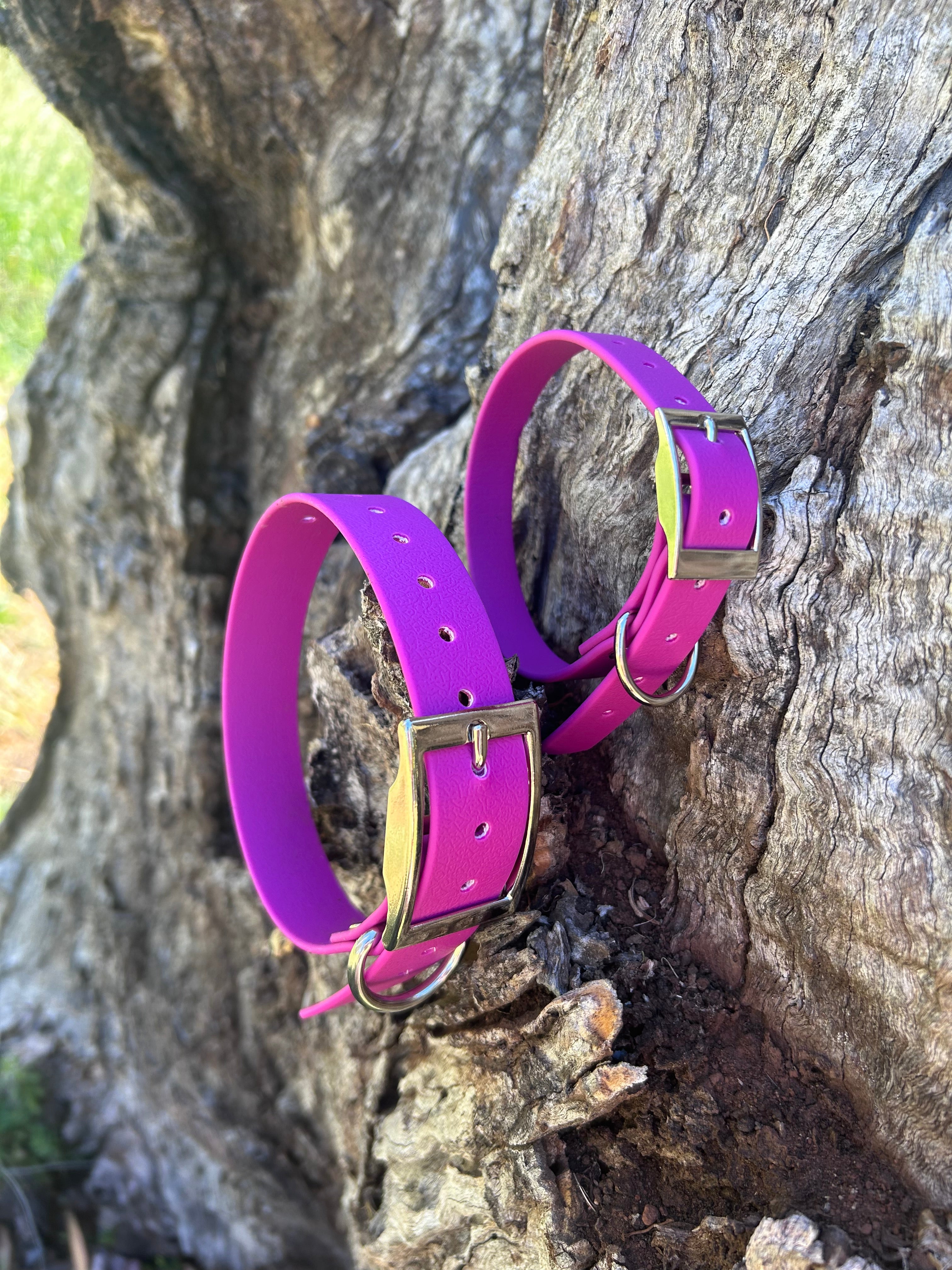DOG PET COLLAR WATERPROOF BRIGHT STRONG