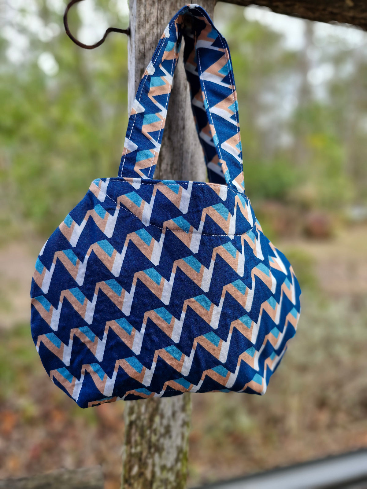 One-of-a-Kind Handmade Short-Handle Bag