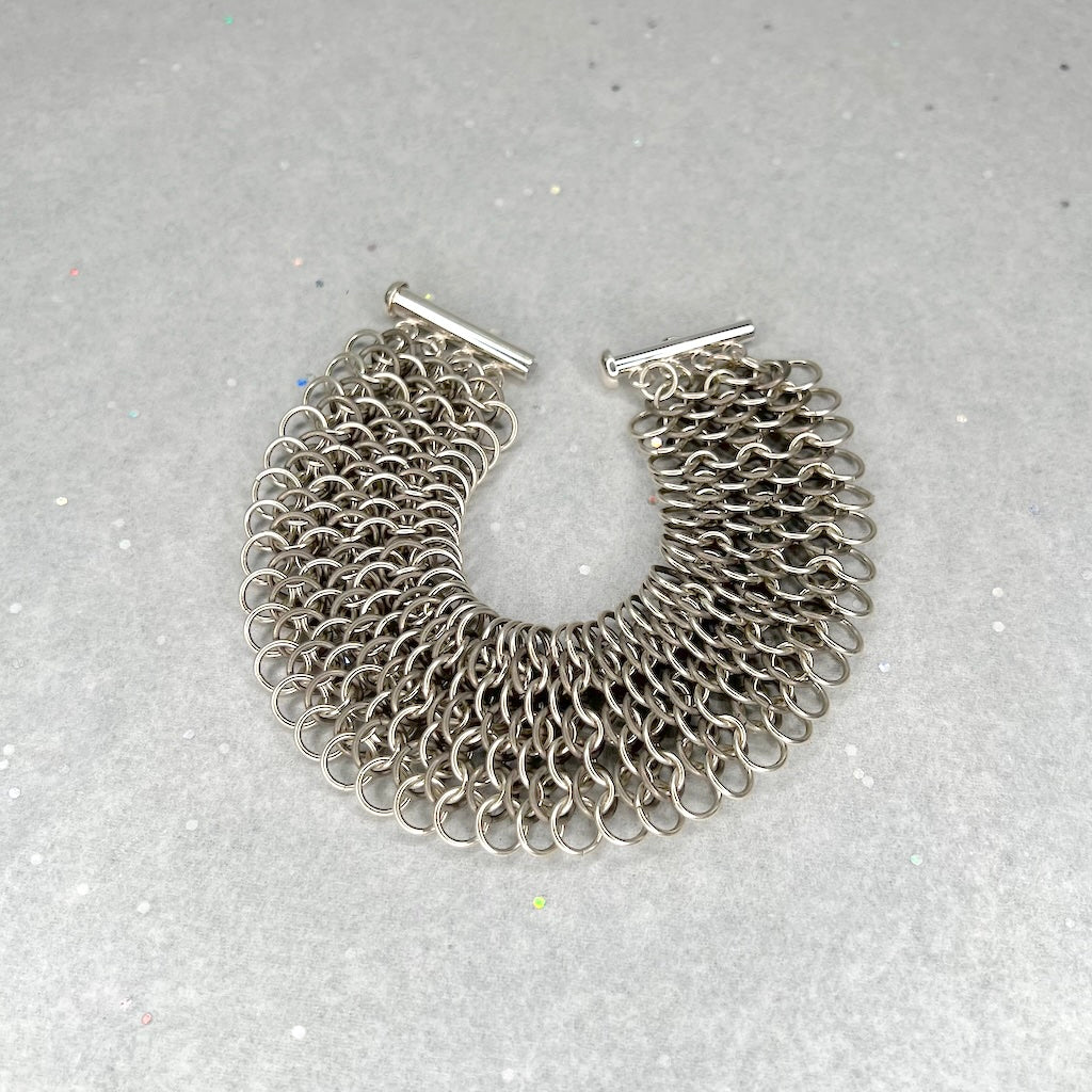 Rosetta | Sterling Silver handmade cuff bracelet