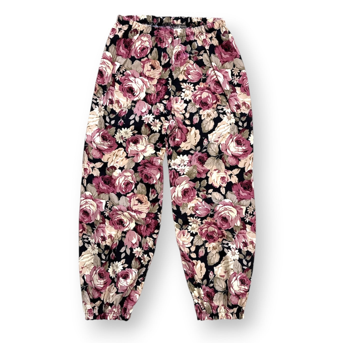 Girls Printed Cotton Harem Pull on Pants