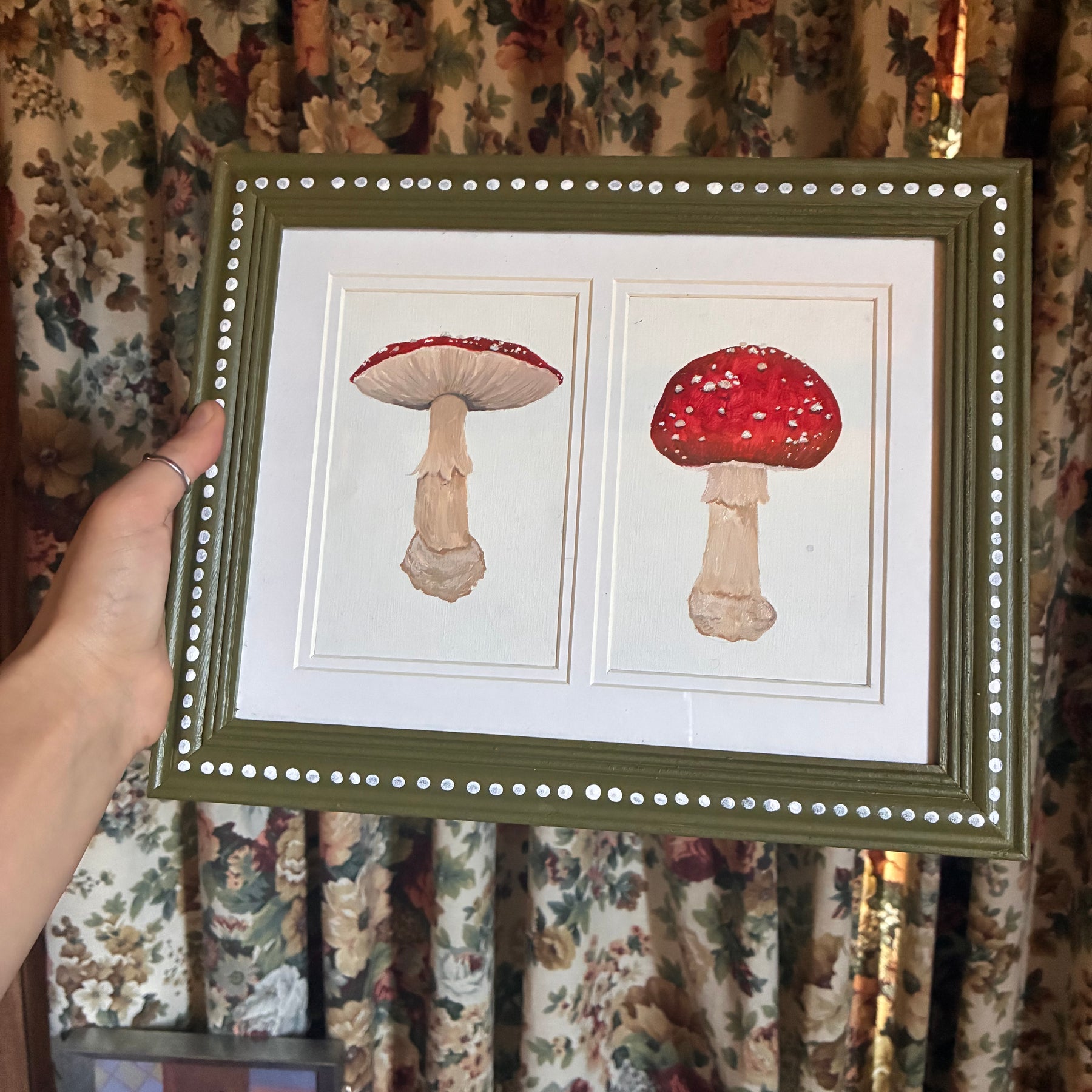 Original Duo toadstool painting