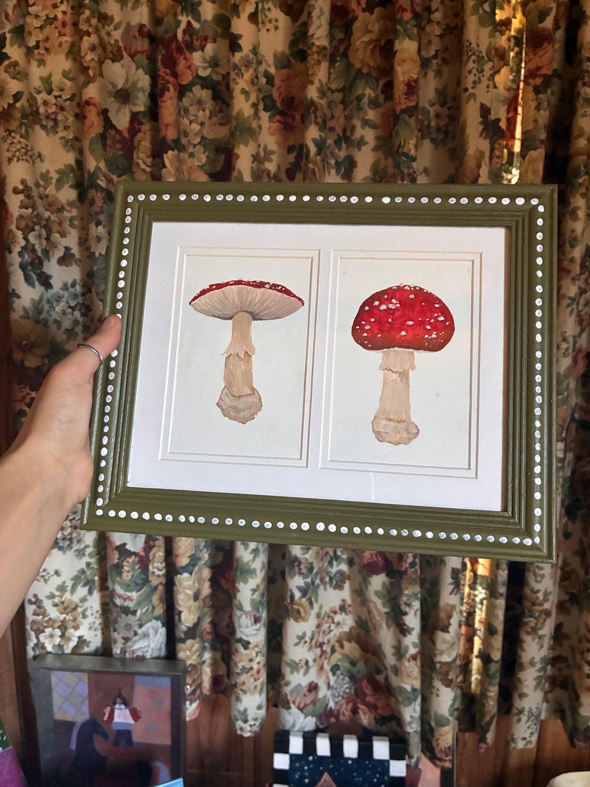 Original Duo toadstool painting