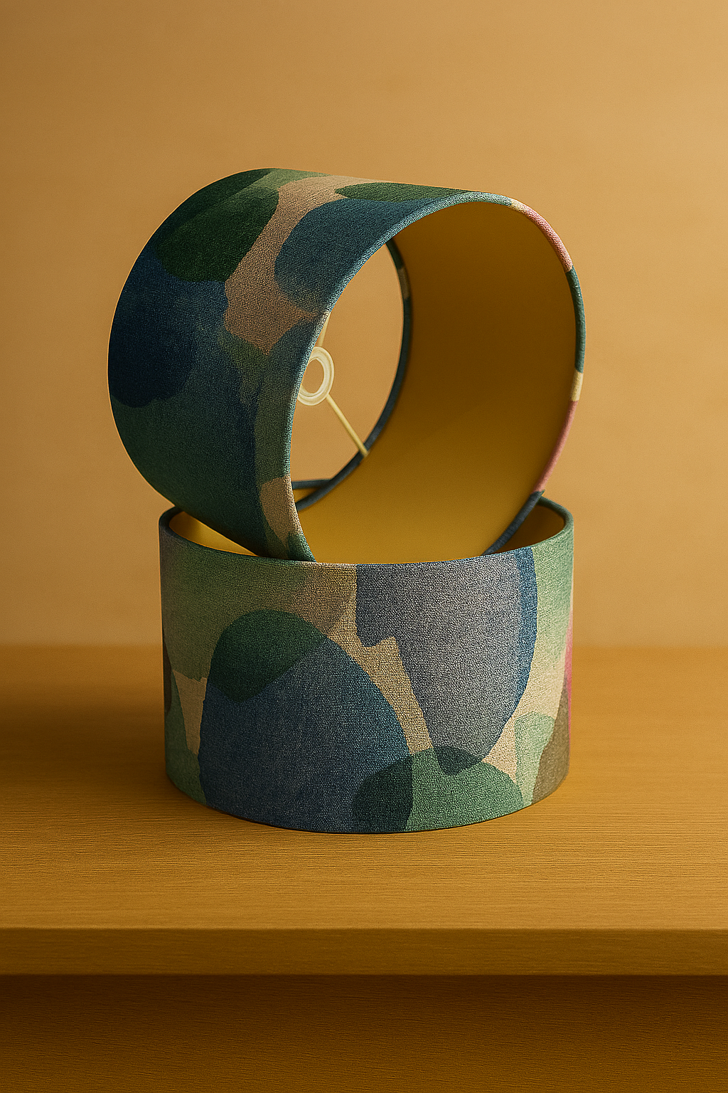 Archie double side gold lining drum lampshade