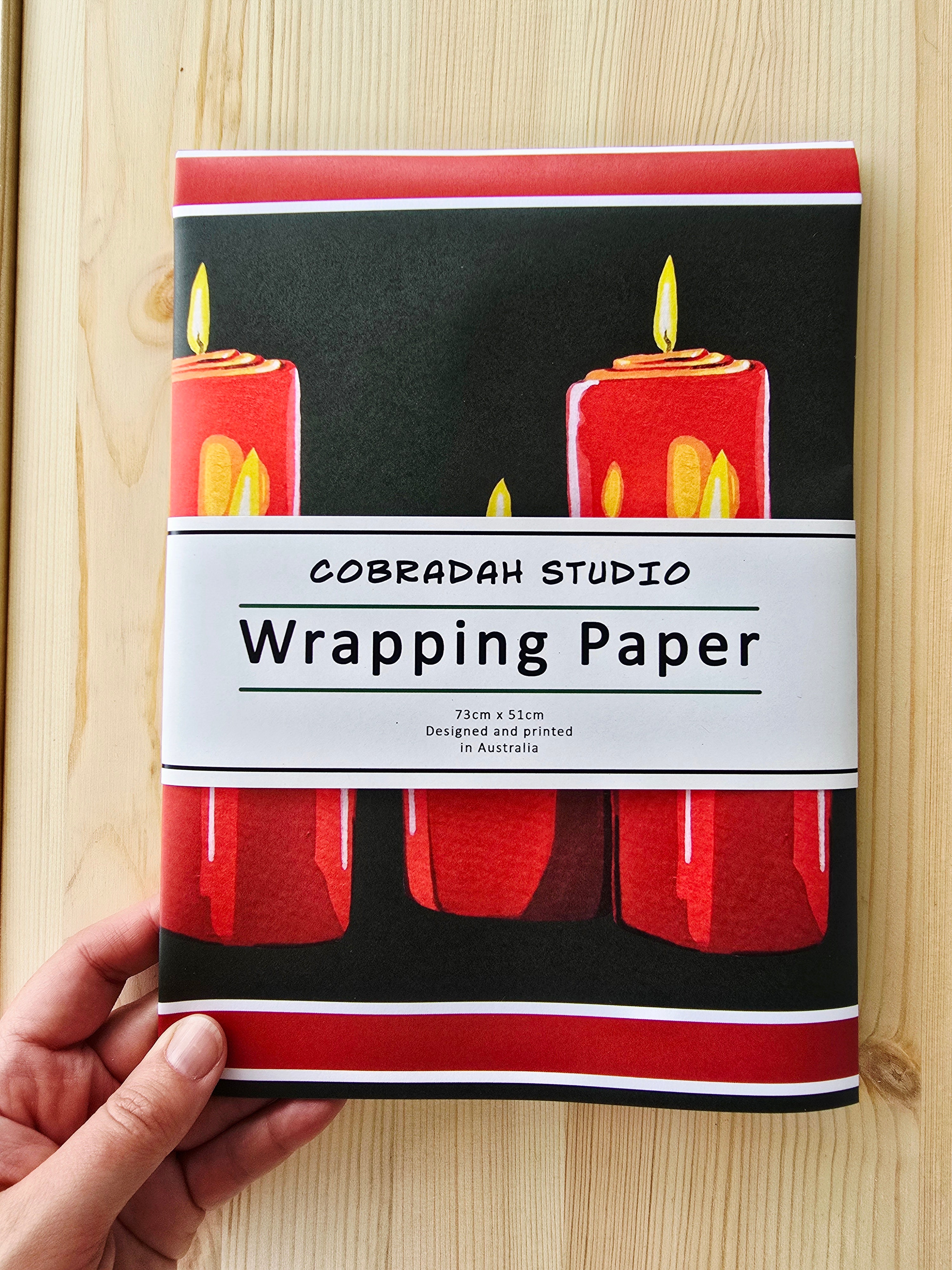 Christmas Wrapping Paper and Gift Tag Set