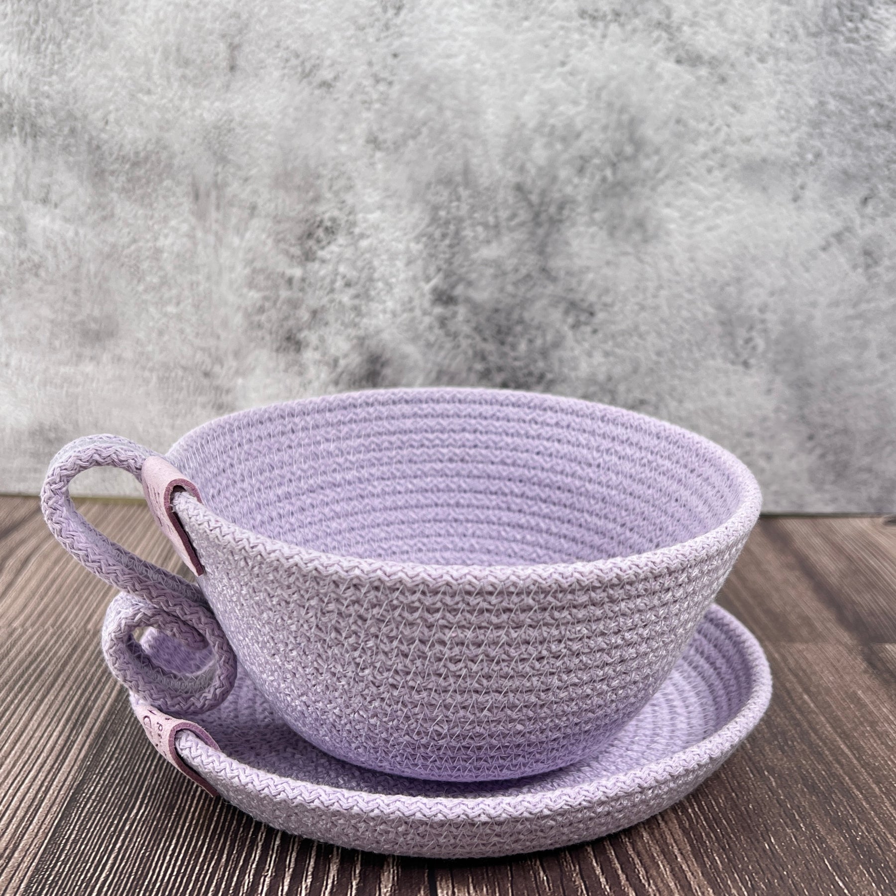 Handmade Rope Cup & Saucer Set