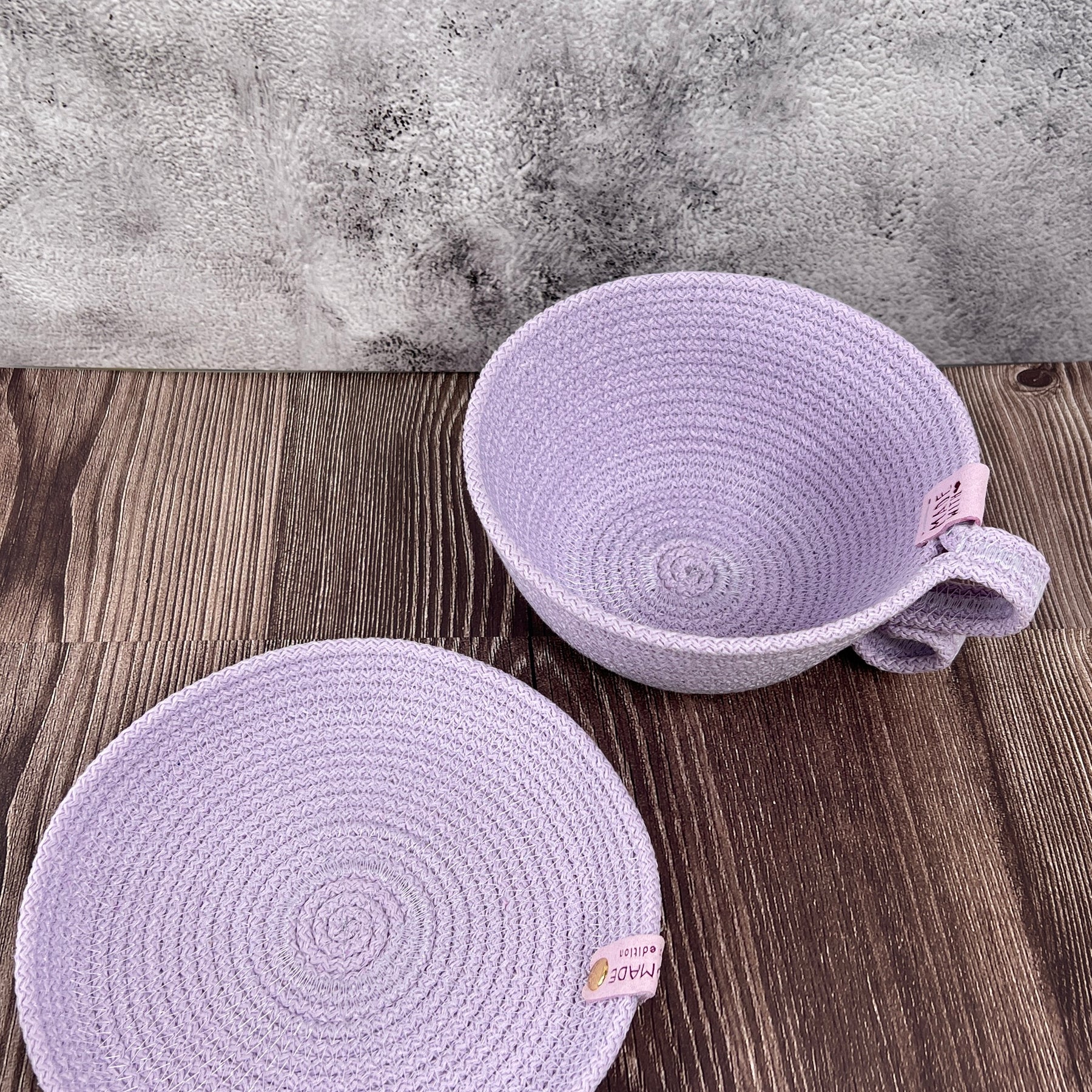 Handmade Rope Cup & Saucer Set