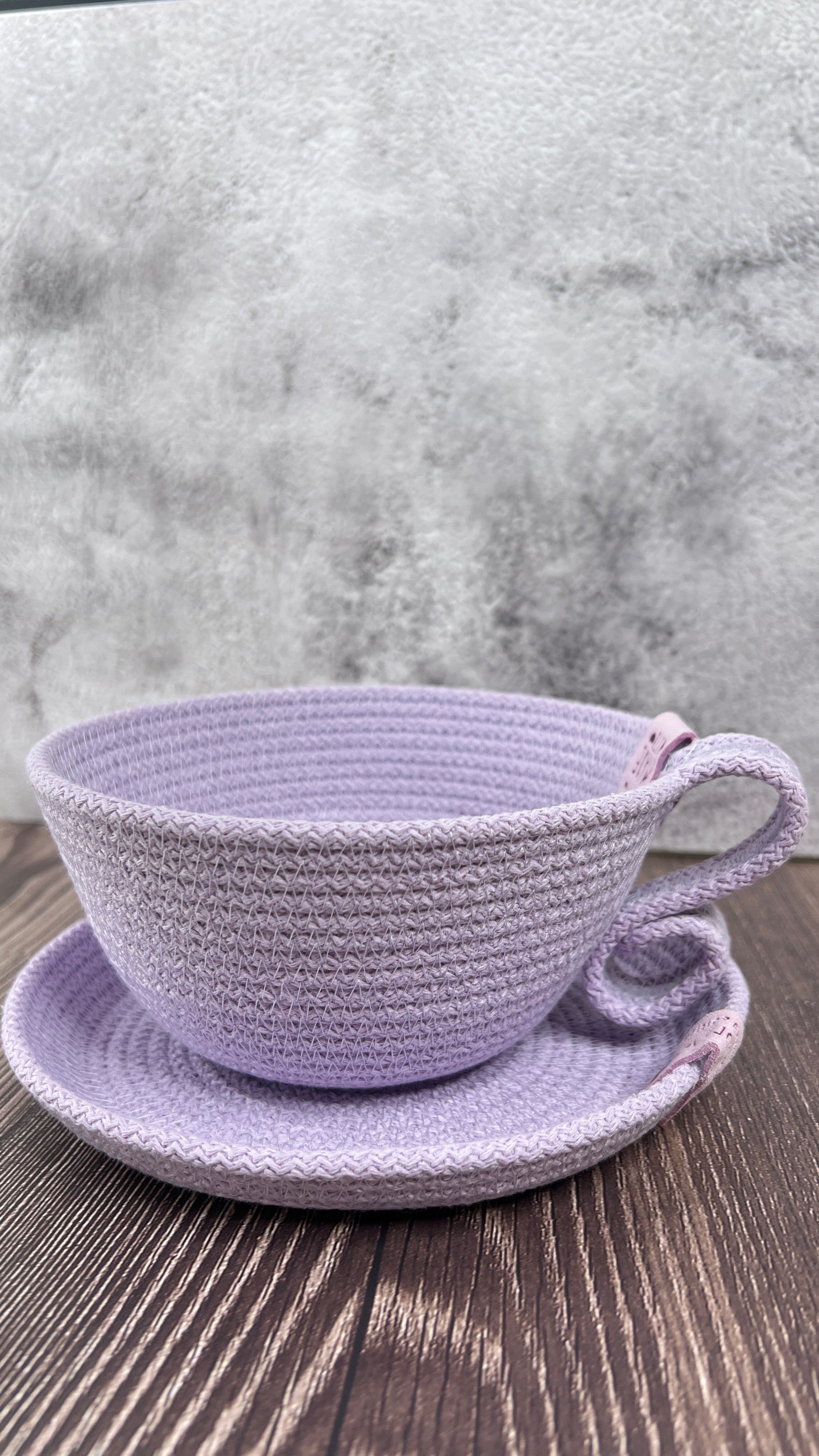 Handmade Rope Cup & Saucer Set