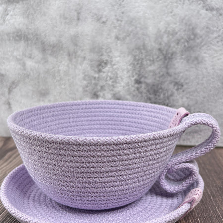 Handmade Rope Cup & Saucer Set