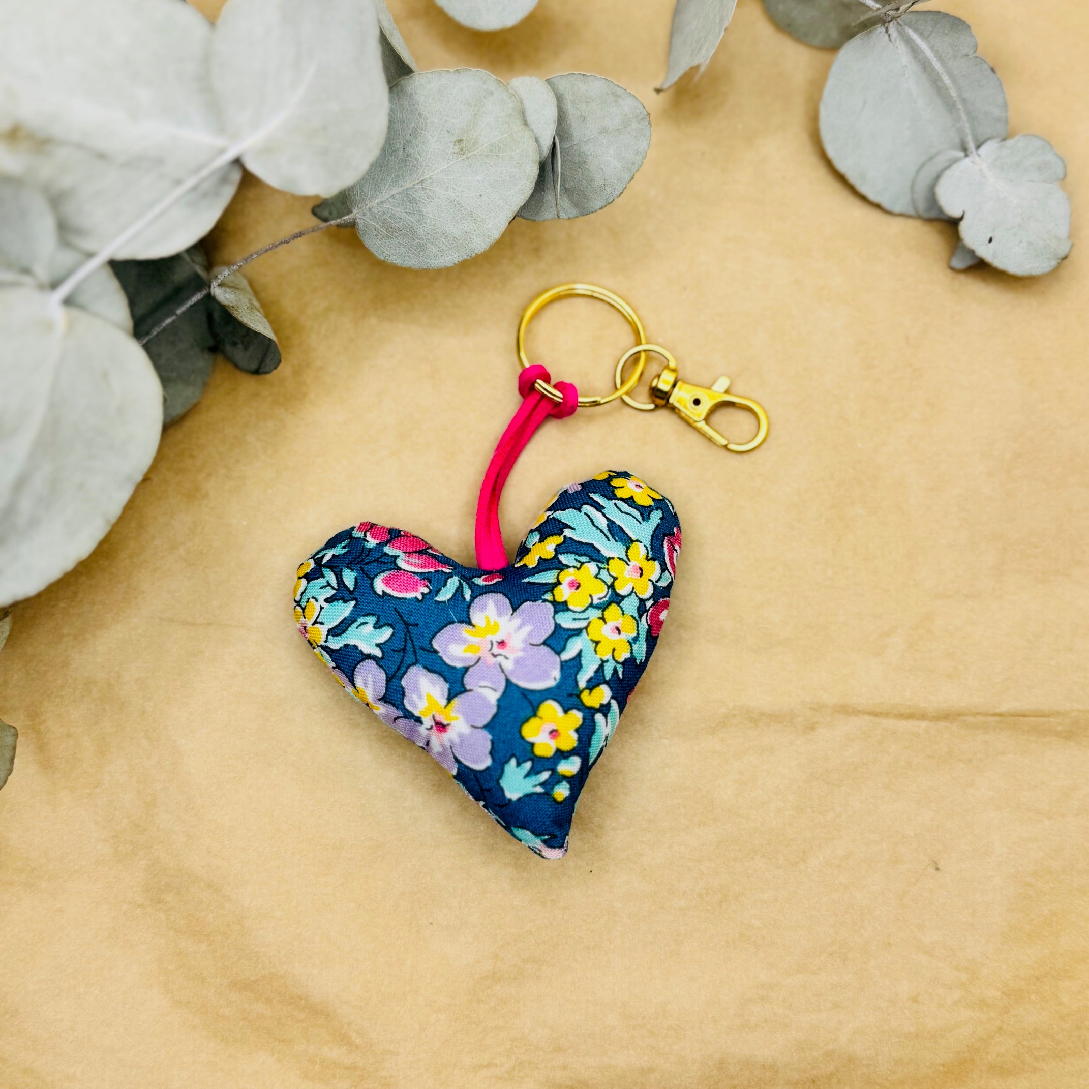 Heart Keyrings - handmade
